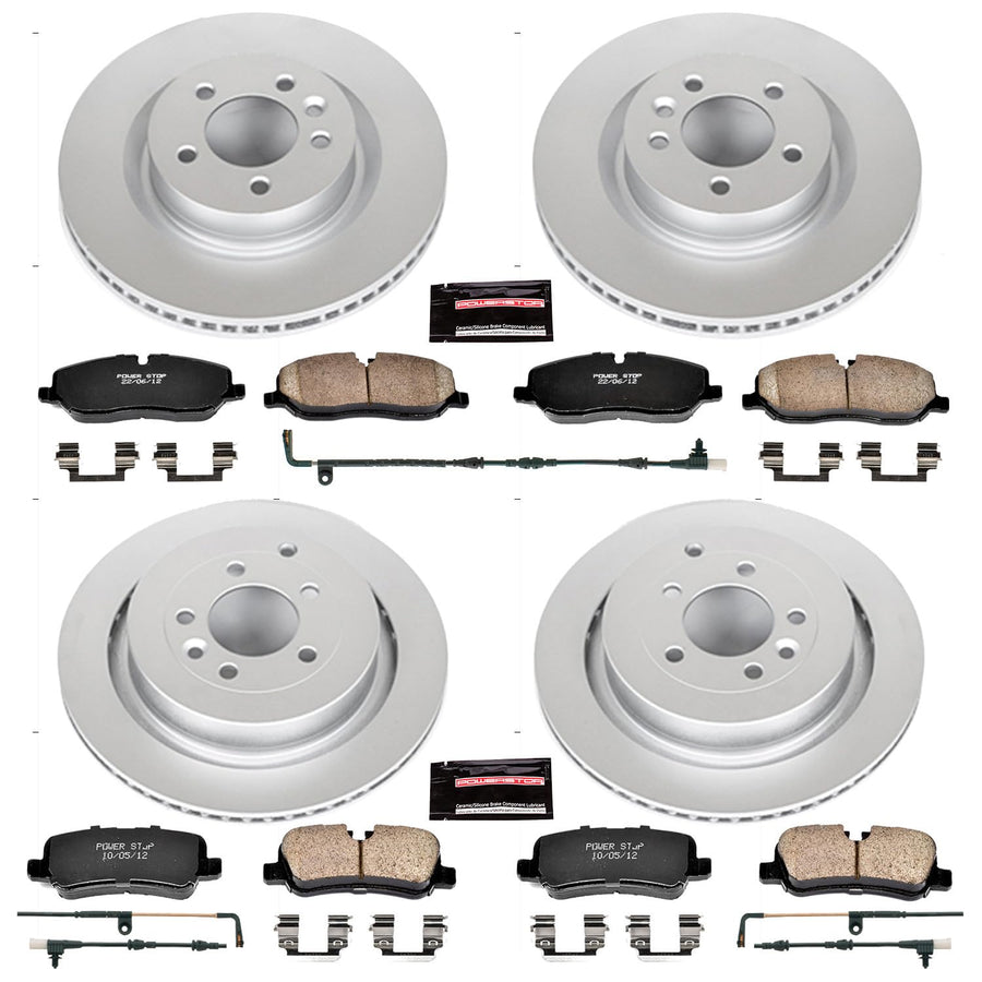 Power Stop Z23 Evolution Geomet Coated Brake Kit For Land Rover Range Rover Sport 2006-2009 CRK6048 [Model Specific]