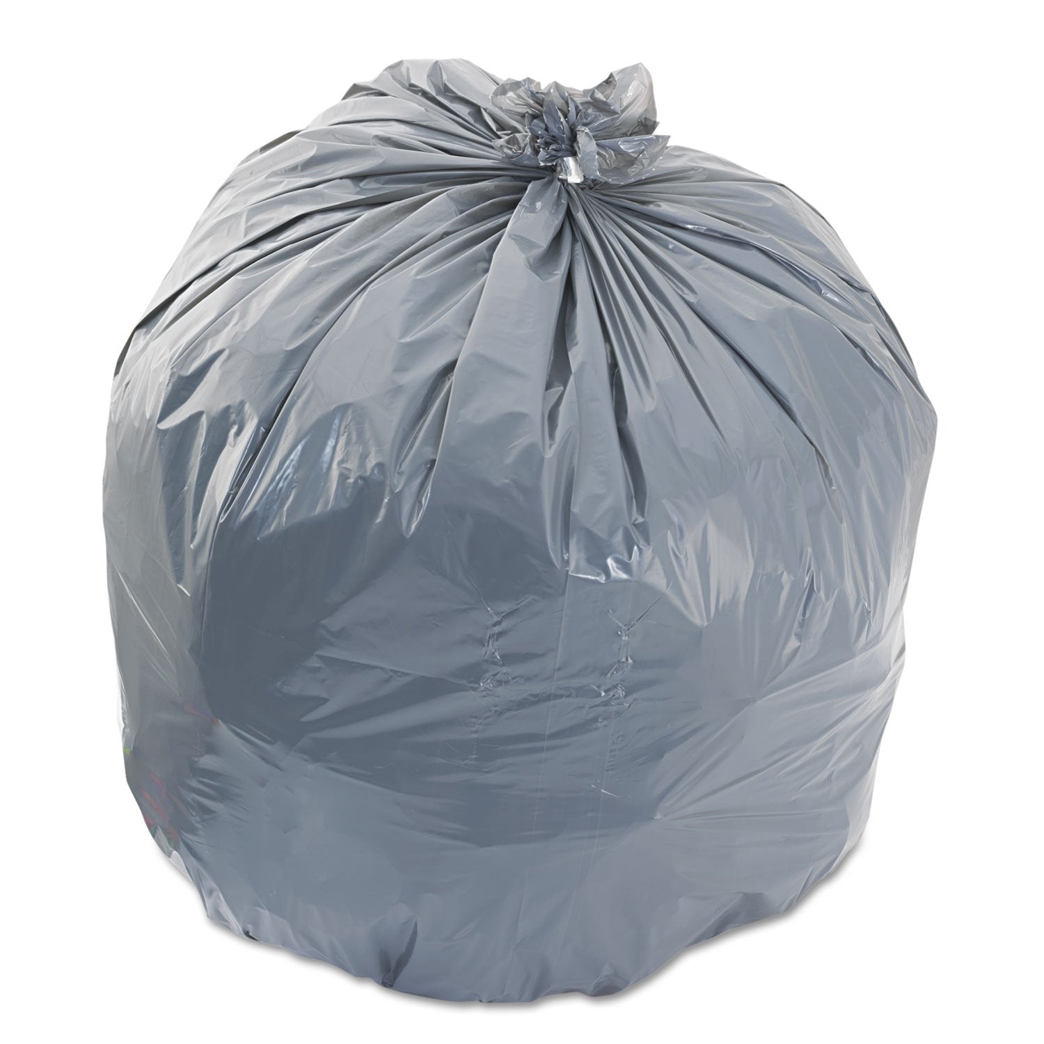 Low-Density Heritage Can Liners, 33 Gal, 1.1 Mil, 33 X 39, Gray, 250/carton