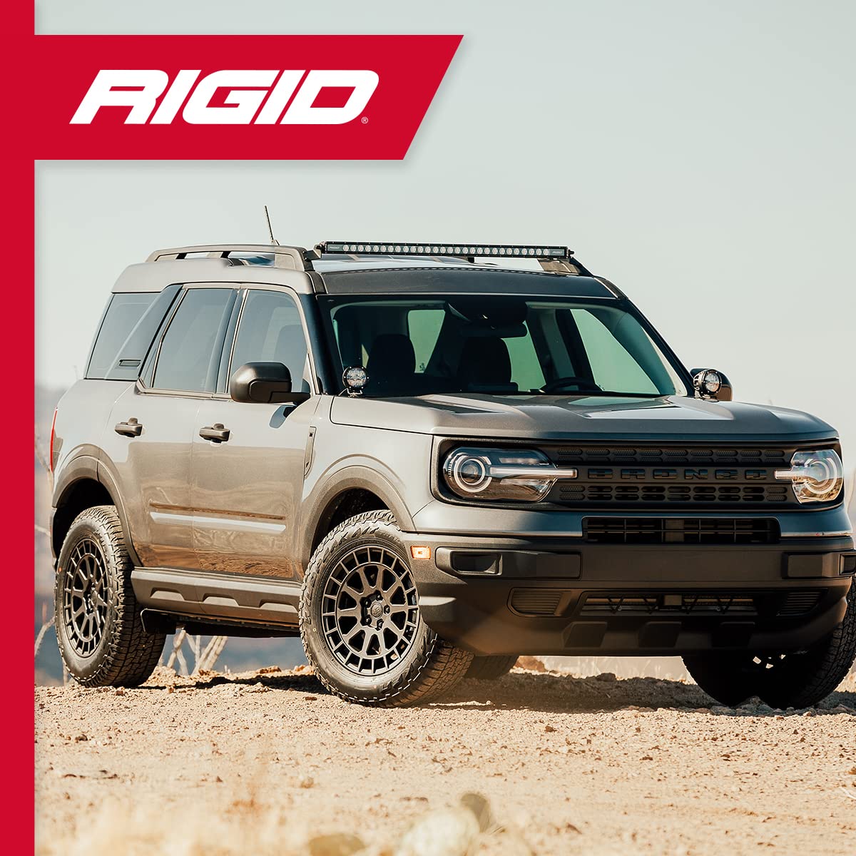 LED Light Bar Roof Mounts – RIGID Industries Fits The 2021 Ford Bronco Sport CX430