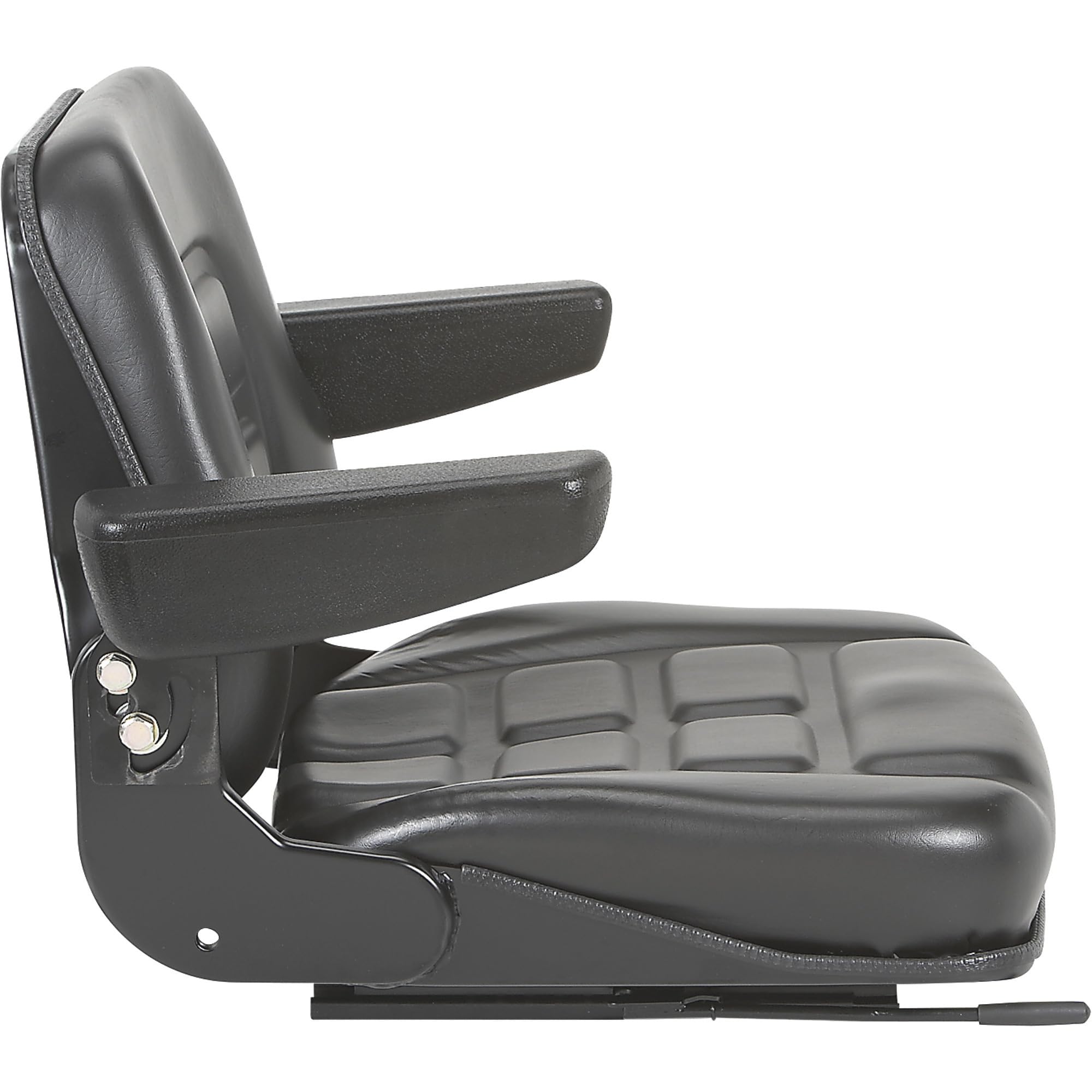 Universal Black Talon Folding Bucket Seat with Armrests - Black, Model# 355000BK