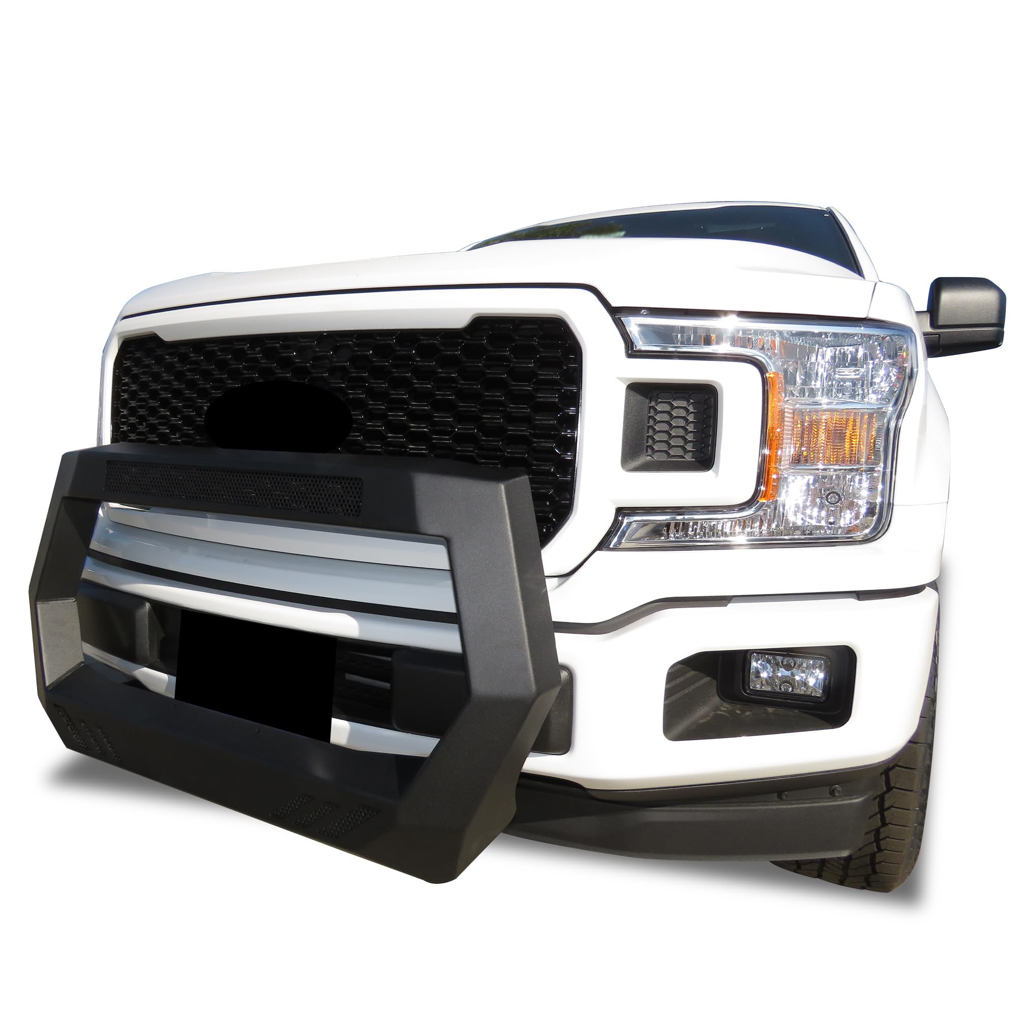 Rover Bull Bar Black Horse Matte Black Compatible with 2004-2025 Ford F-150-ROFF104