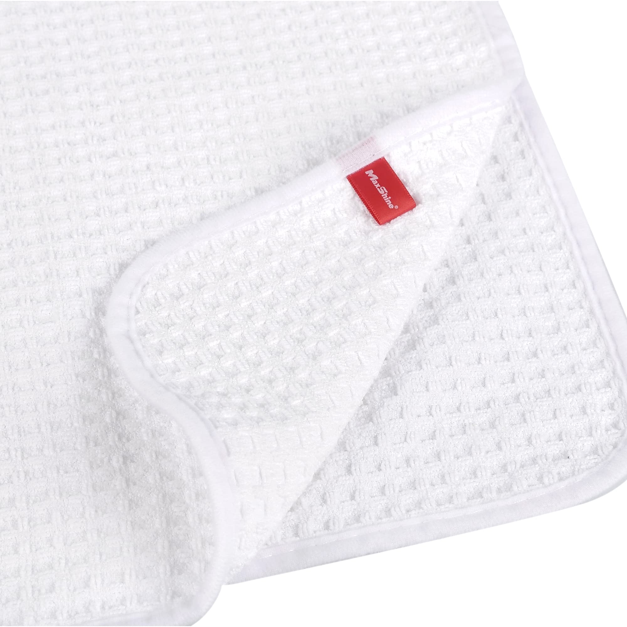 Maxshine 3-Pack Universal Waffle Towels (400GSM, 24" x 36") – Professional Microfiber Drying Cloths for Car Windows, Mirrors & Delicate Surfaces – Lint-Free Auto Detailing Towels