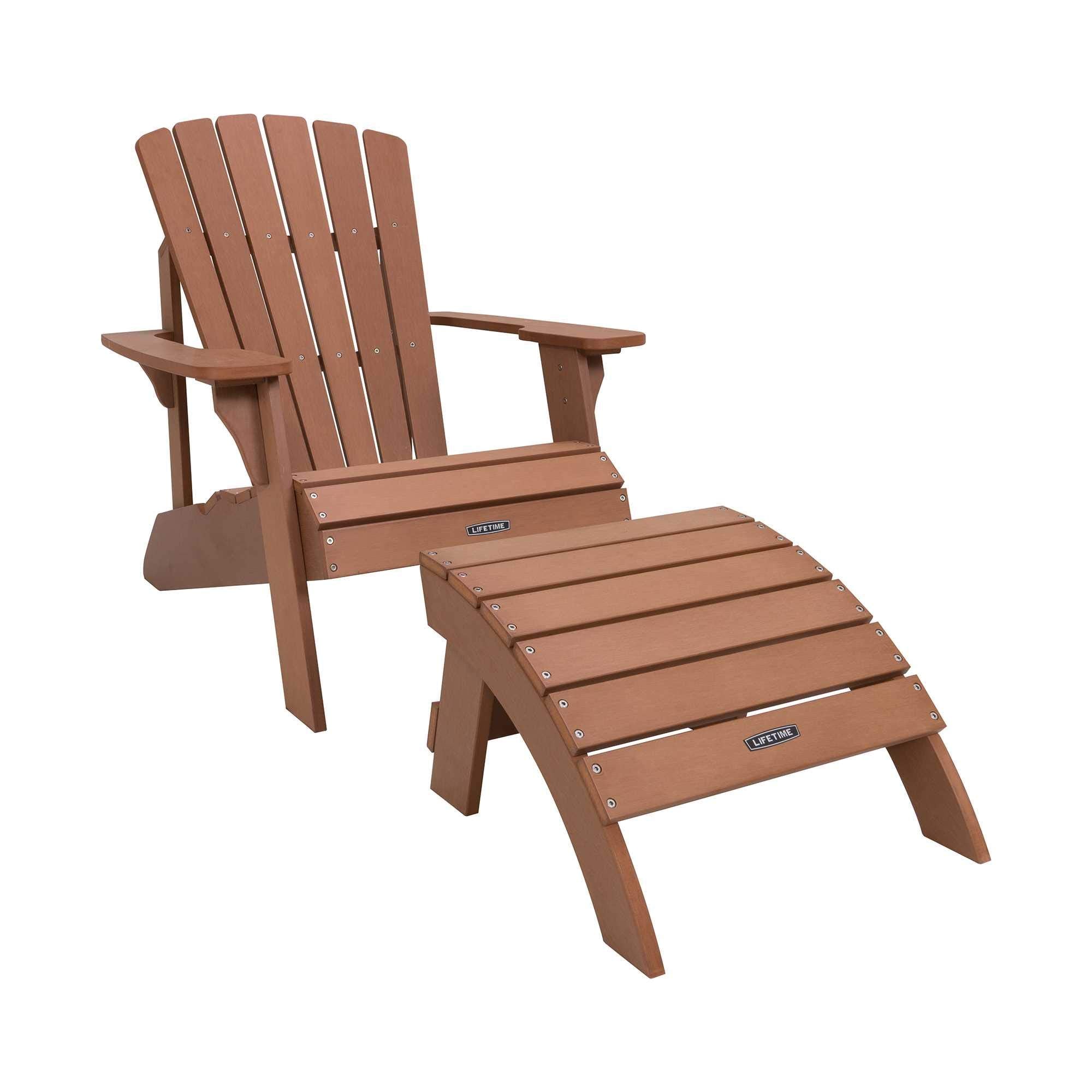 Adirondack Ottoman Lifetime 60245, Brown