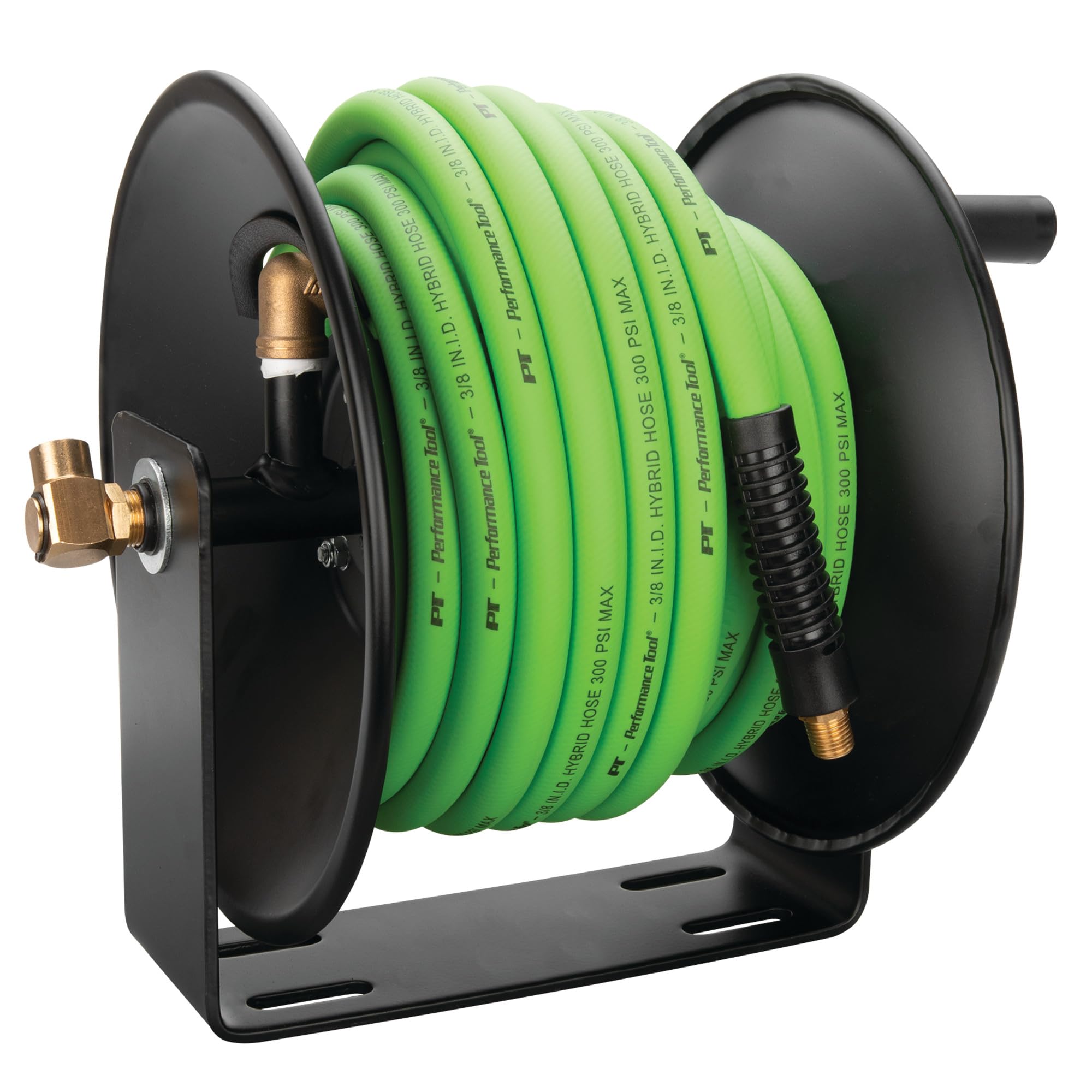 M635 Performance Tool 50' 18 Gauge Steel Air Hose Reel (Reel Only)