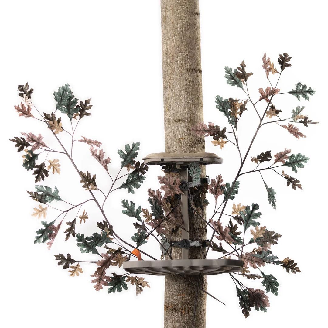 CamoFlex NOVIX Branch Concealment System to Keep Hunters Hidden from View - Includes (3) 75" Long Branches - Attach to Treestand, Hunting Blind, or The Ground
