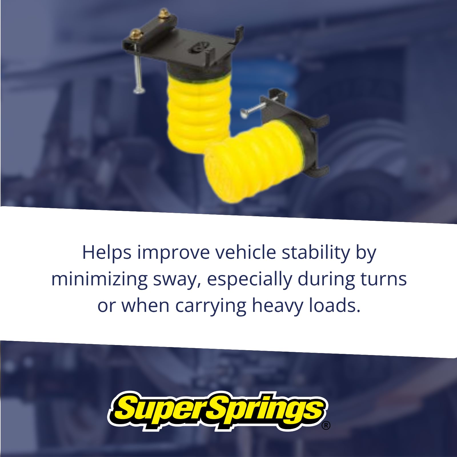 SumoSprings Front SSF-205-54 for Chevrolet 4500 | 5500 | 6500, International CV | Left/Right Pair | 2800 (lb) Capacity at 50% Compression | Made in the USA