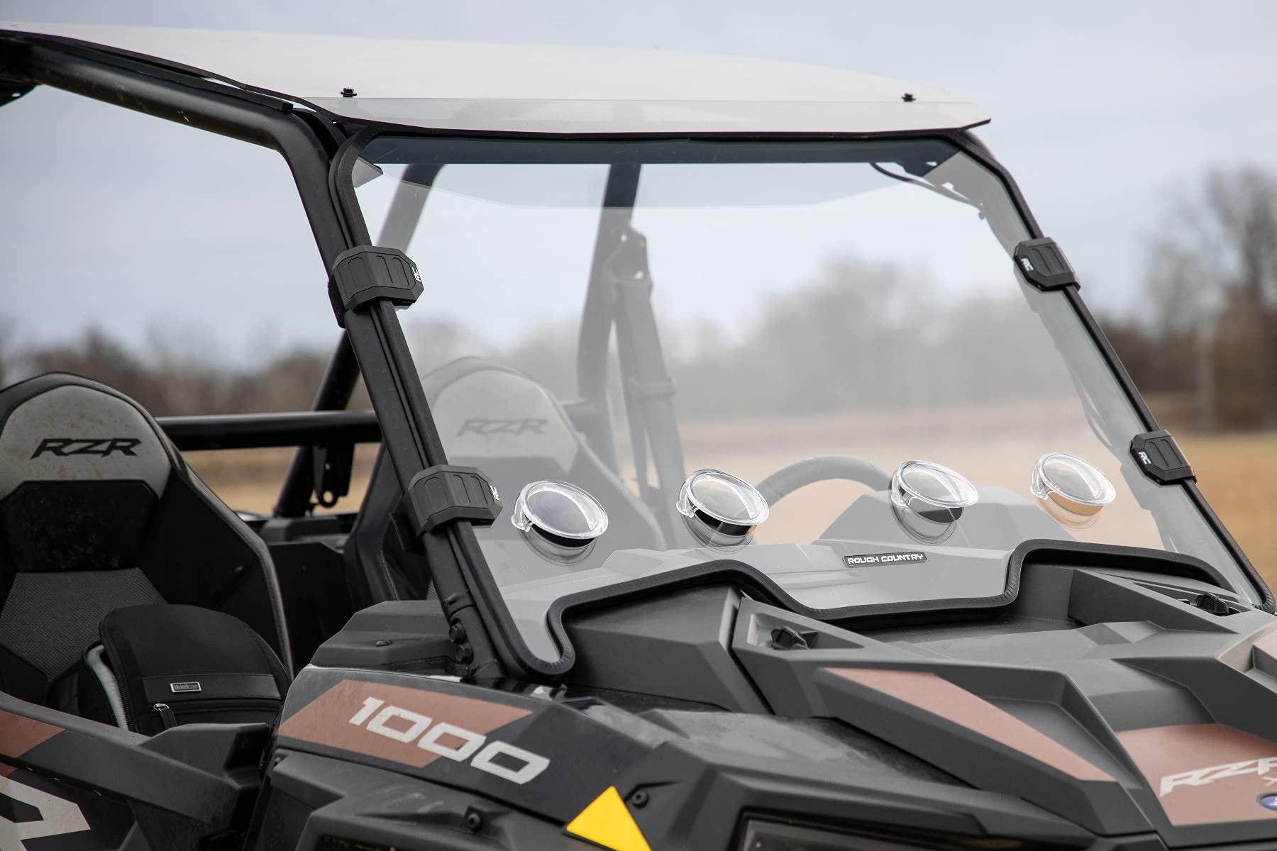 Vented Rough Country Full Windshield for Polaris RZR XP 1000-98292010
