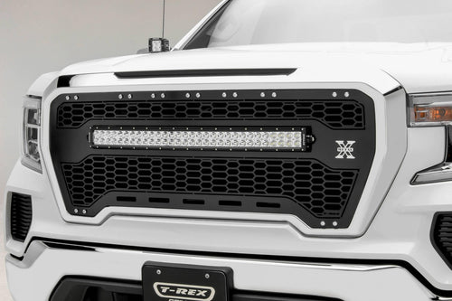 Laser Torch Grille, 2019-2022 GMC Sierra 1500, Black, Mild Steel, 1 Pc, Insert - PN #7312281