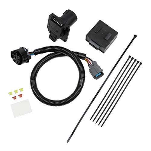 Tekonsha Tow Harness 118288, 7-Way, w/Circuit Protected ModuLite® HD Module, Compatable with 2017-2023 Honda Ridgeline Black