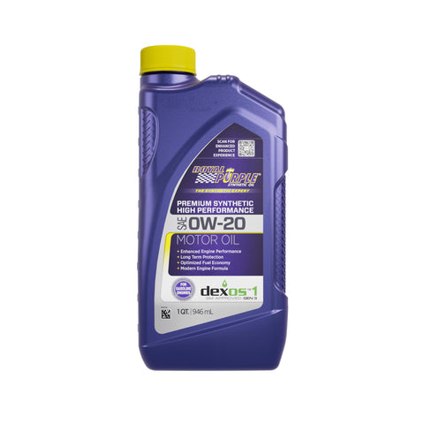 Royal Purple 01020-6PK ROY01020 0W20 Oil, 1 Quart, 6 Pack