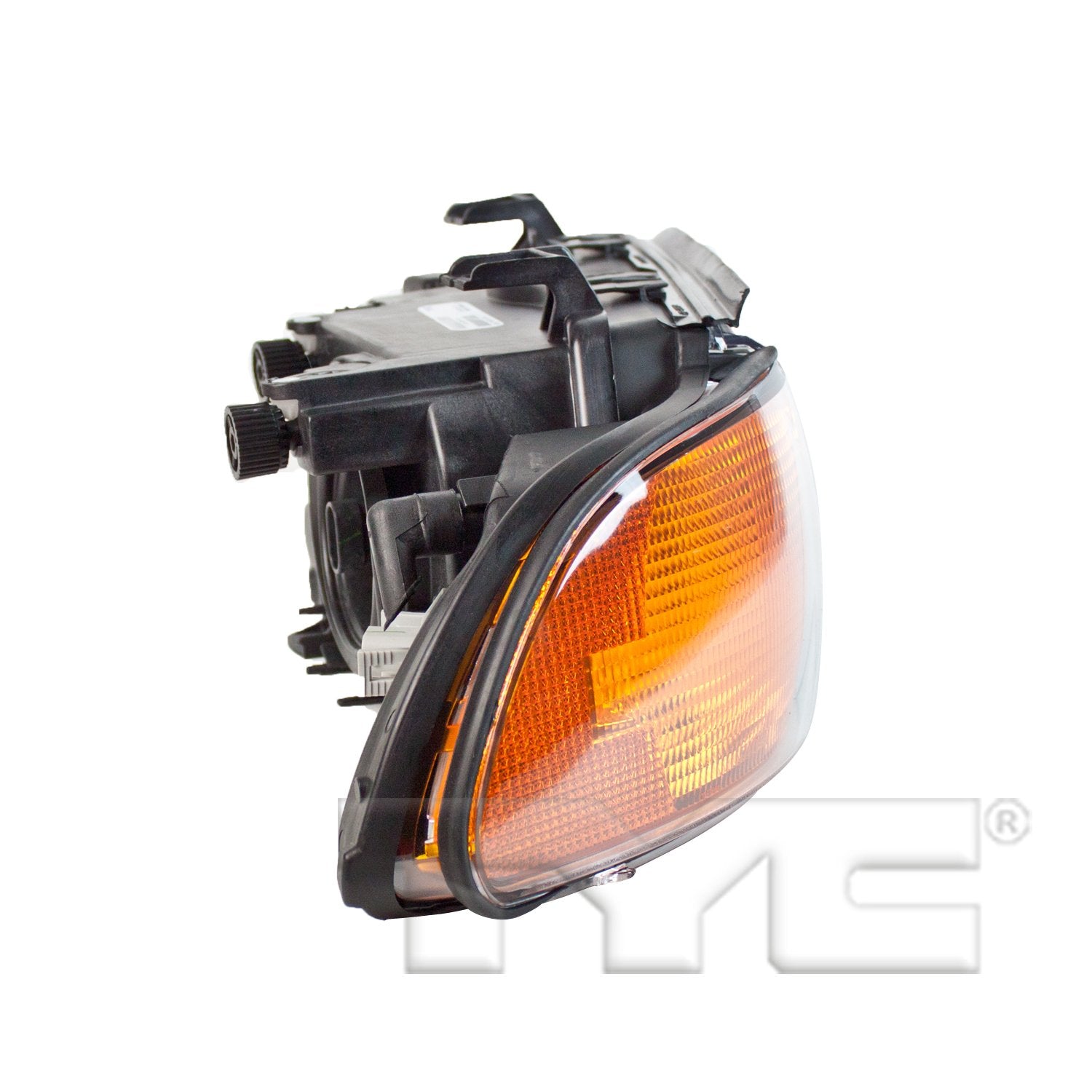 Right TYC Headlight Assembly Compatible with 1999-2000 BMW 5 Series