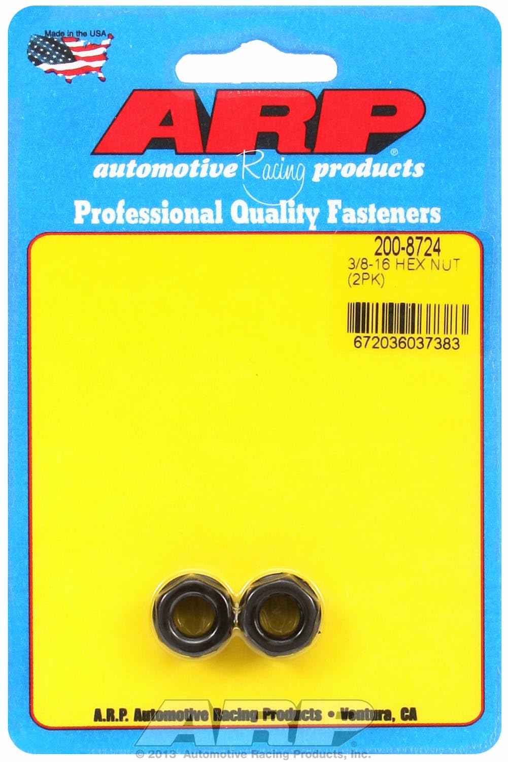 Hex Nut Kit ARP (200-8724)