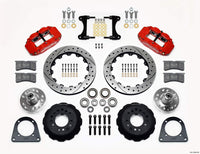 Front Hub Kit FNSL6R, 12.88", Drill, Red