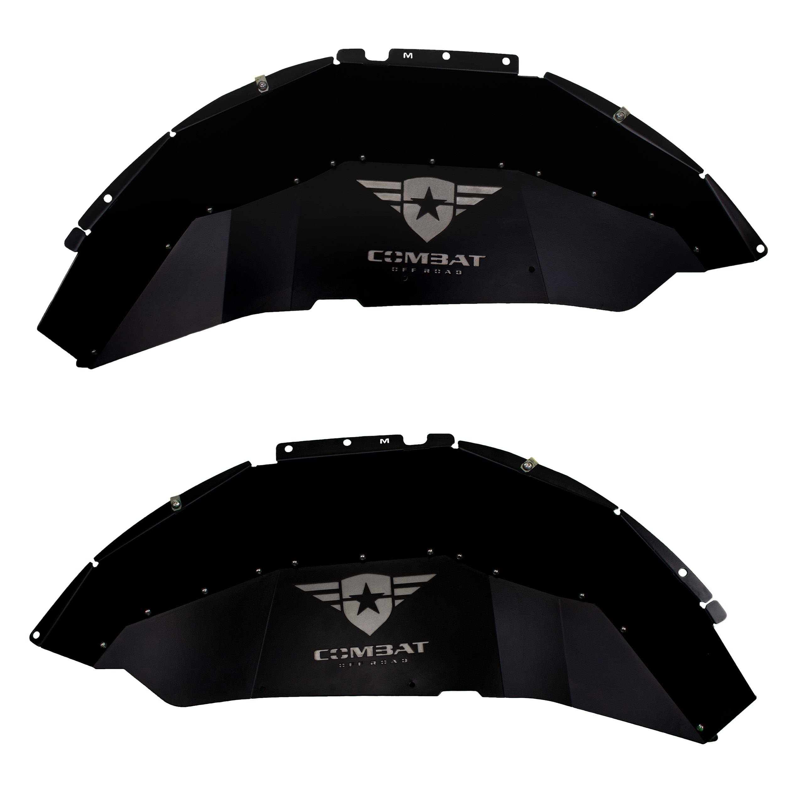 Battle Ready Combat Off Road Aluminum Inner Fender Kit - Rear Pair - Compatible with Jeep Wrangler JL/JLU