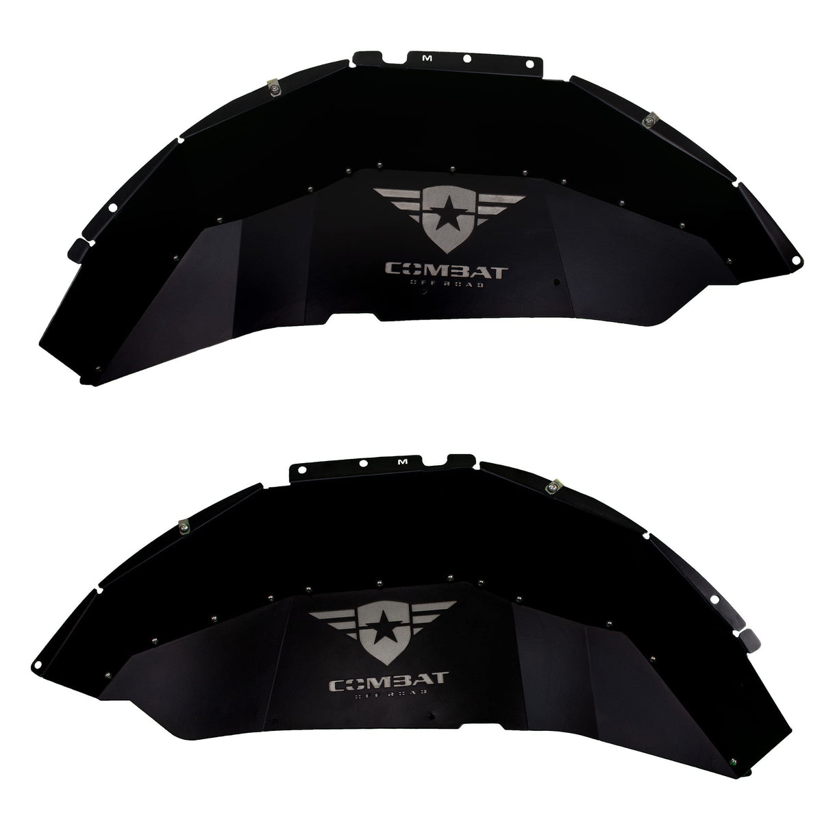 Battle Ready Combat Off Road Aluminum Inner Fender Kit - Rear Pair - Compatible with Jeep Wrangler JL/JLU
