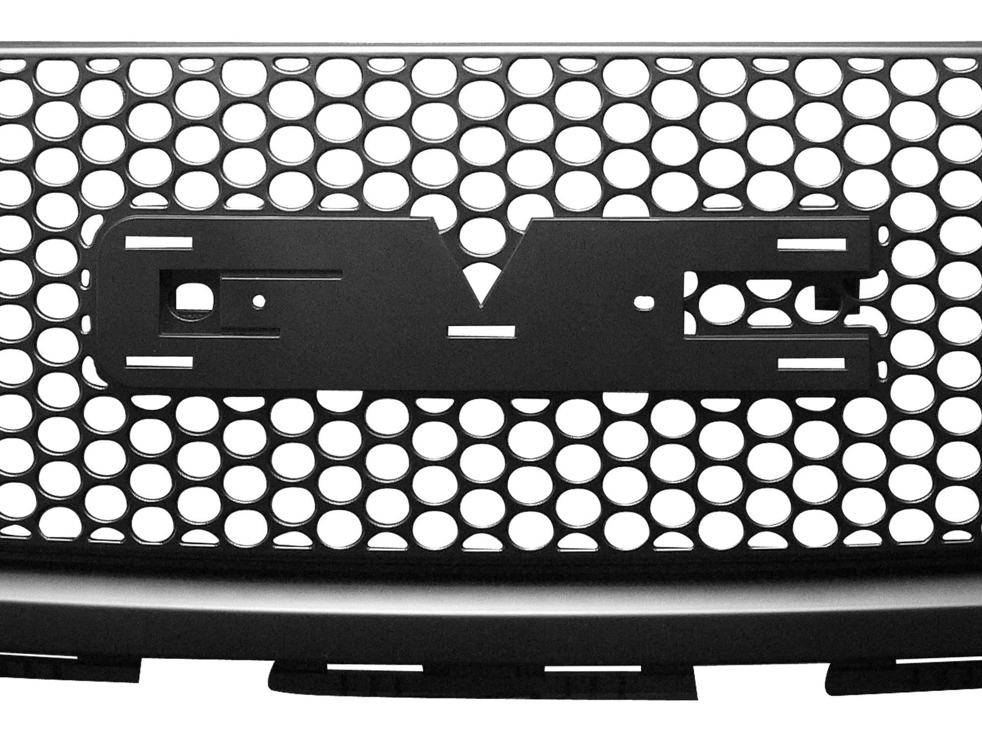 Denali Round Mesh Front Hood Grille Bumper Guard Armordillo USA 7148642 - Gloss Black Fits 2007-2013 GMC Sierra 1500