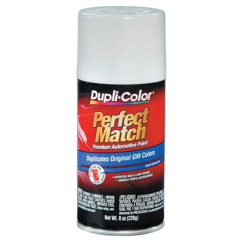 Automotive Spray Paint Dupli-Color EBGM04347 Perfect Match – General Motors Olympic White, 50 WA8624 – 8 oz. Aerosol Can