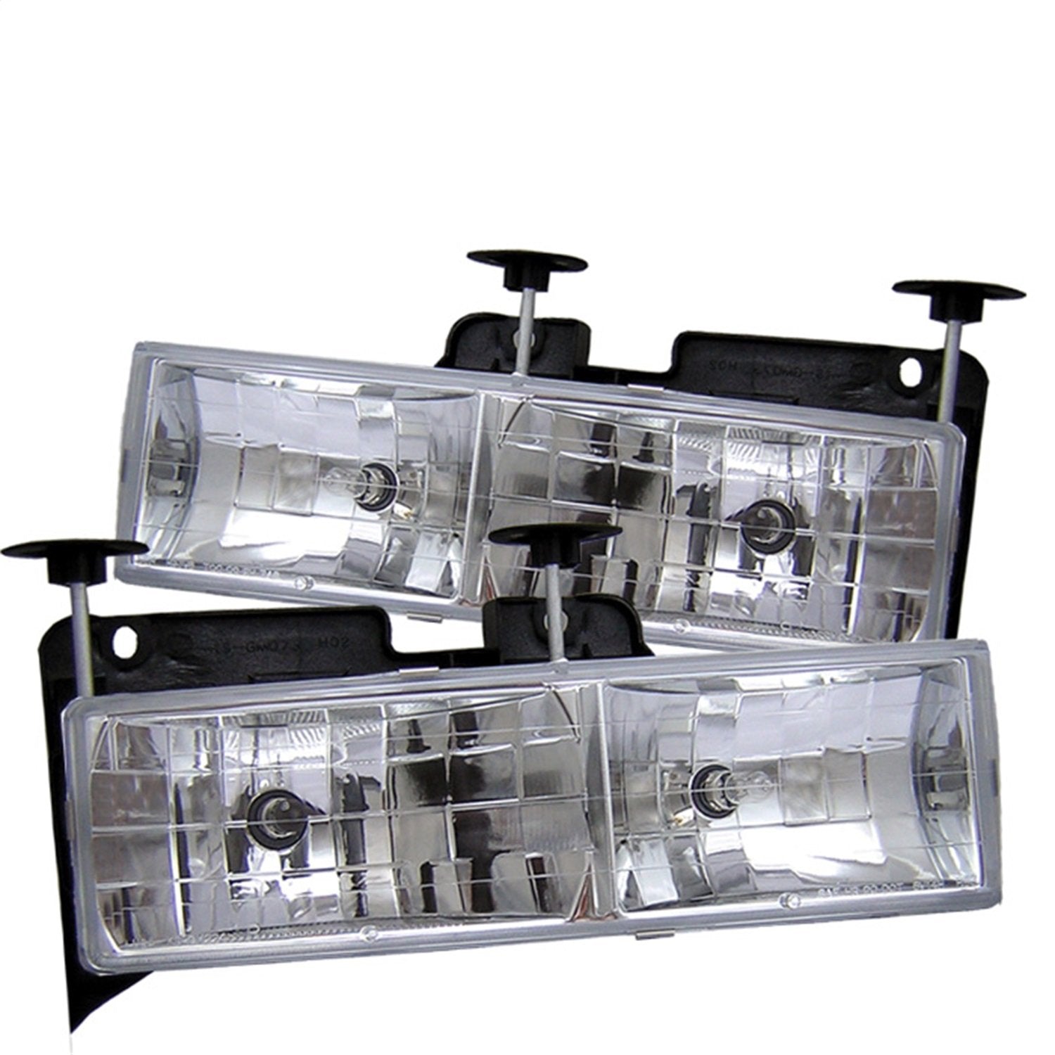 Auto Spyder Crystal Glass Headlights - Chro 5012388