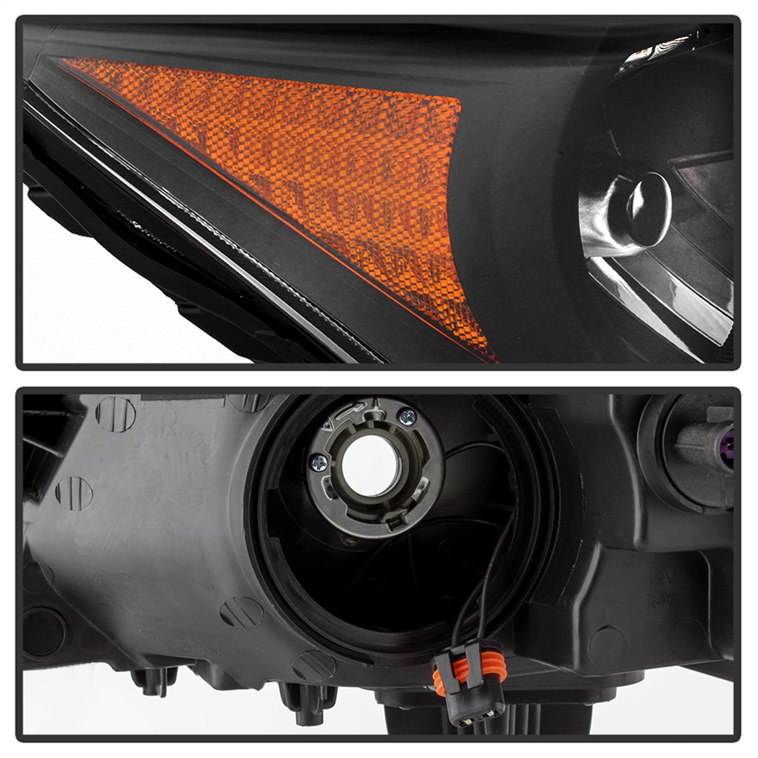 OEM Style Xtune Headlights (HD-JH-CTRA09-AM-BK)
