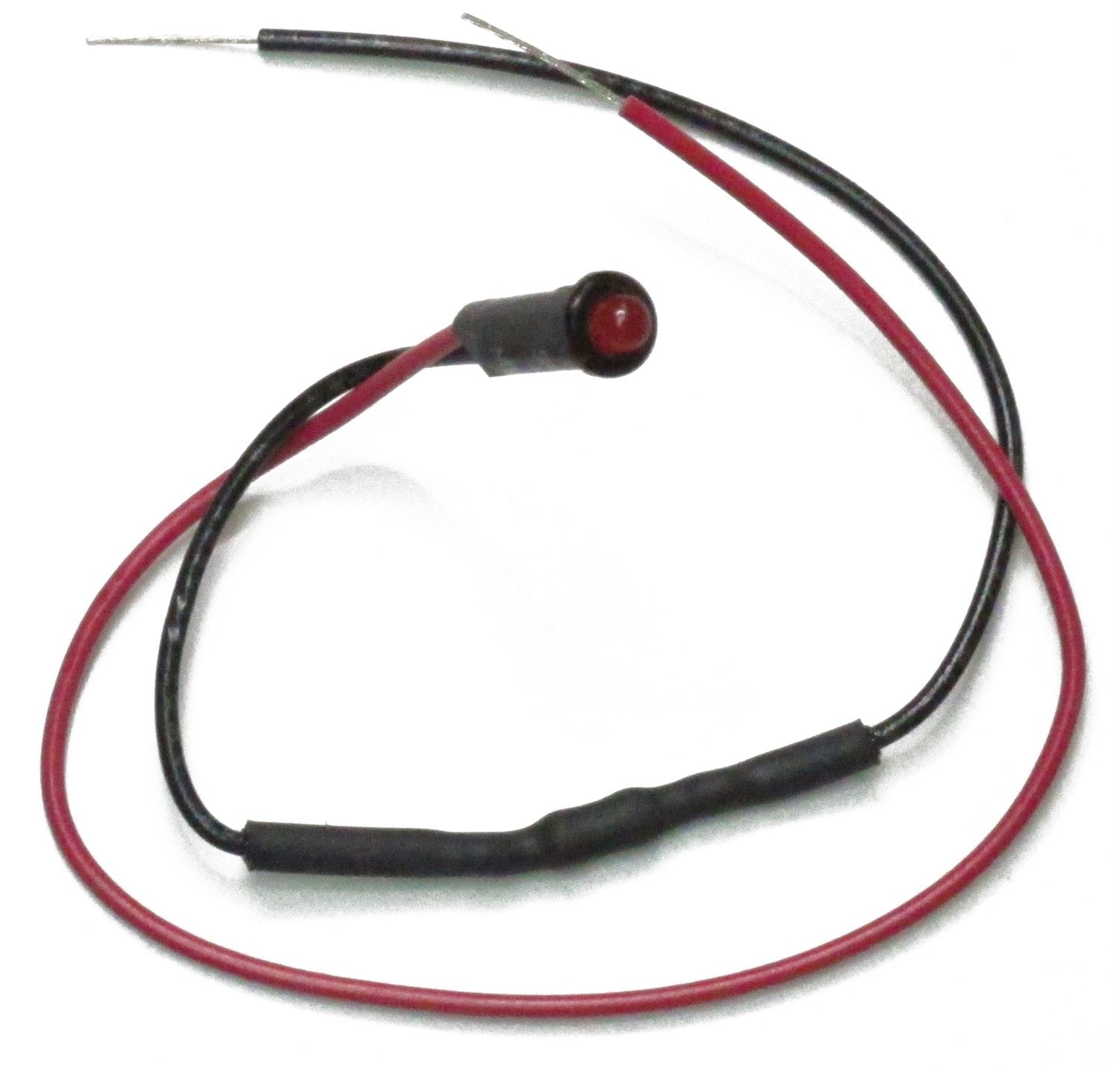 80201 Painless Performance LED Dash Indicator Light, Red, 1/8"