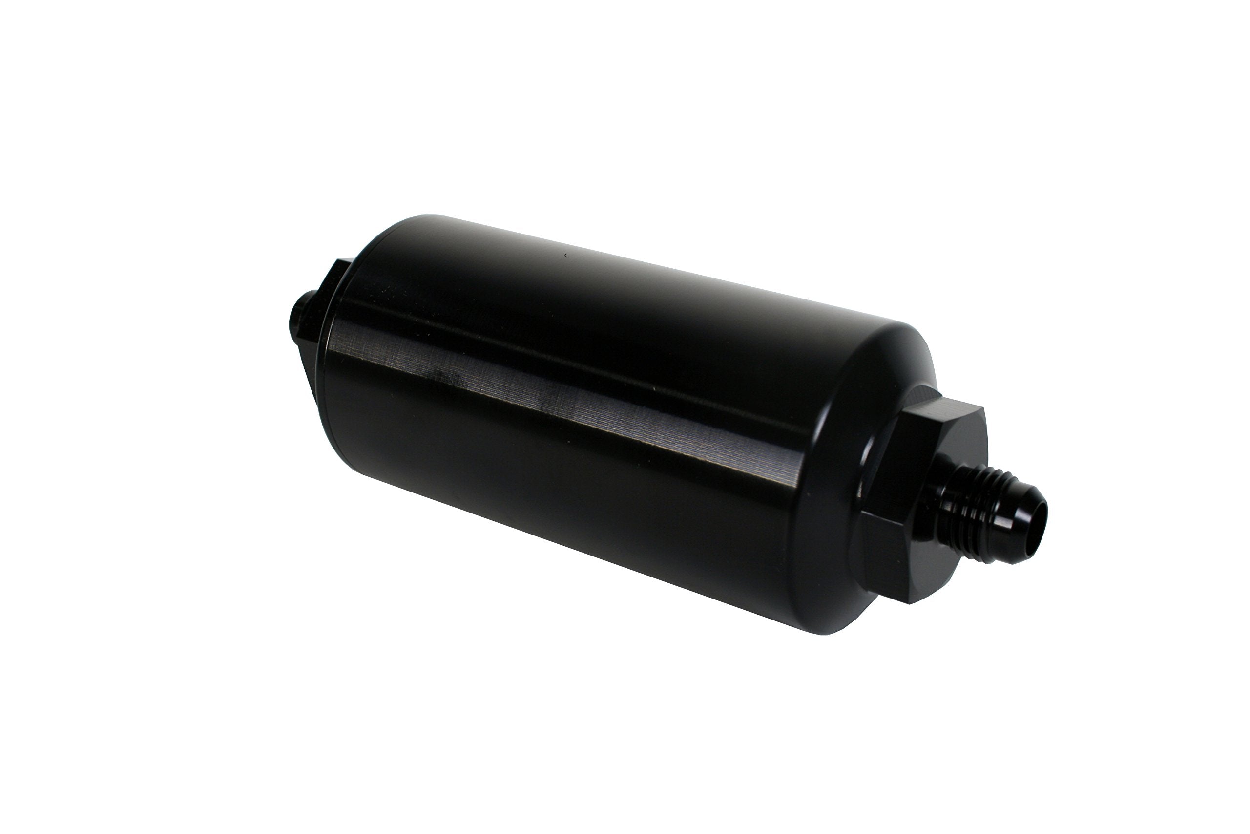 Inline Fuel Filter Element Aeromotive 12345, 10 Micron Rating, Microglass Media, Male AN-06, Port, 2" OD