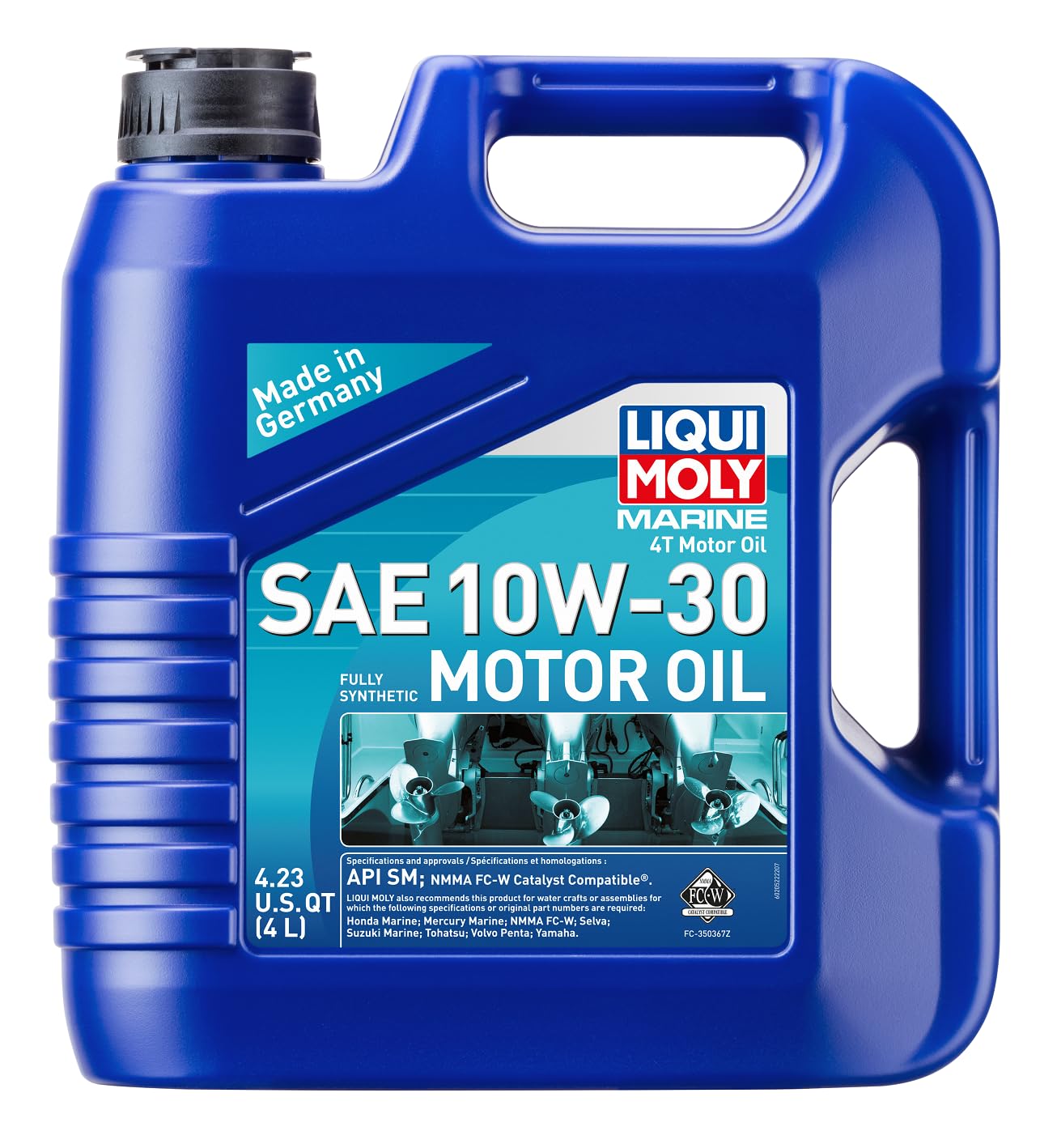 Marine 4T Motor Oil LIQUI MOLY SAE 10W-30 | 4 L | Marine motor oil | SKU: 20522