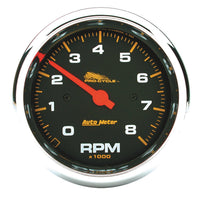 Auto Meter Gauge, 19300 Tach, 3 3/4", 8K RPM, 2&4 Cylinder, Black, Pro-Cycle
