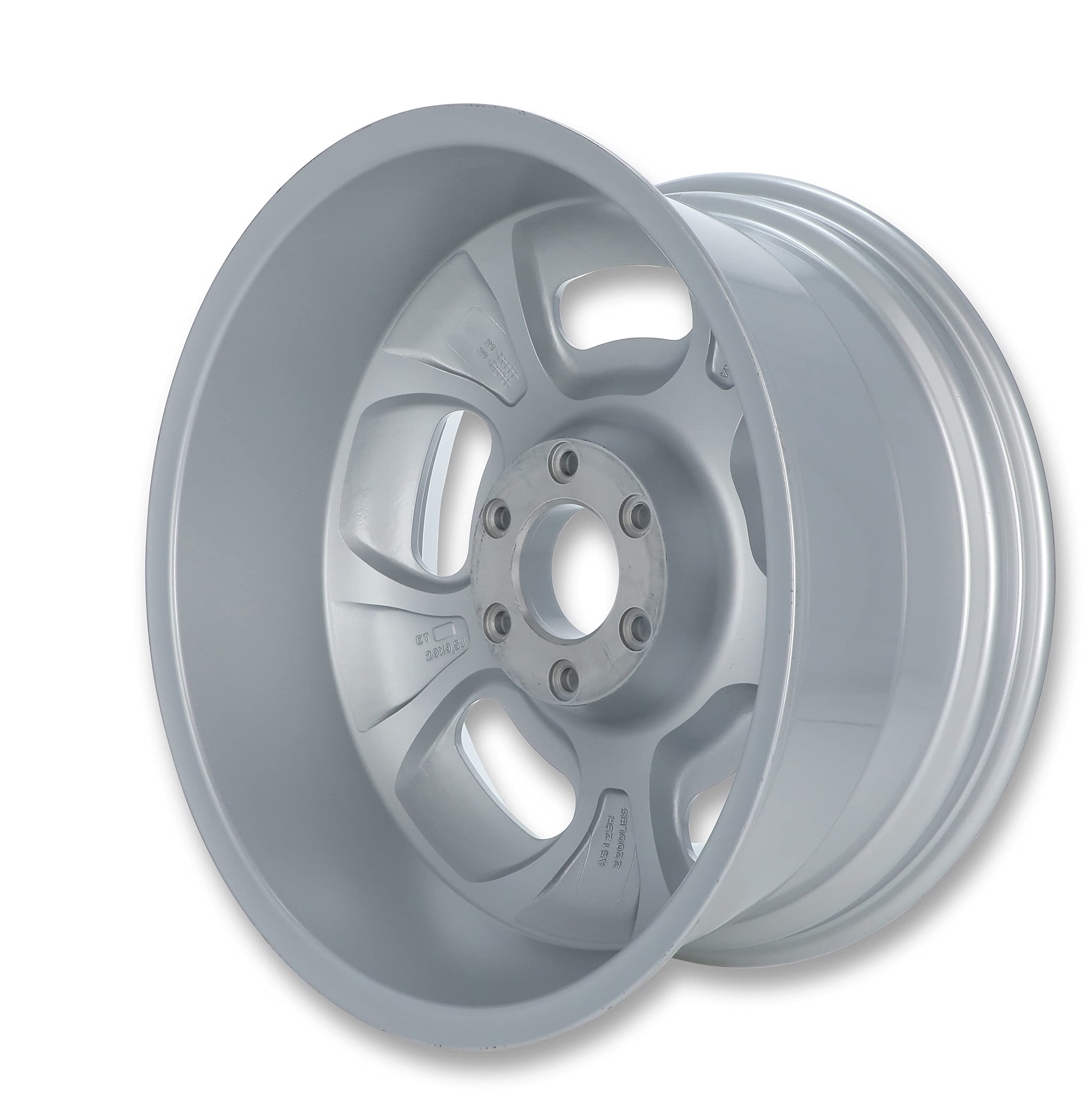 107 Series REV Wheels 107S-2958300 Rally 20x9.5-5.25 bs - 6x5.5/6x139.7 -Gray/Machine Lip