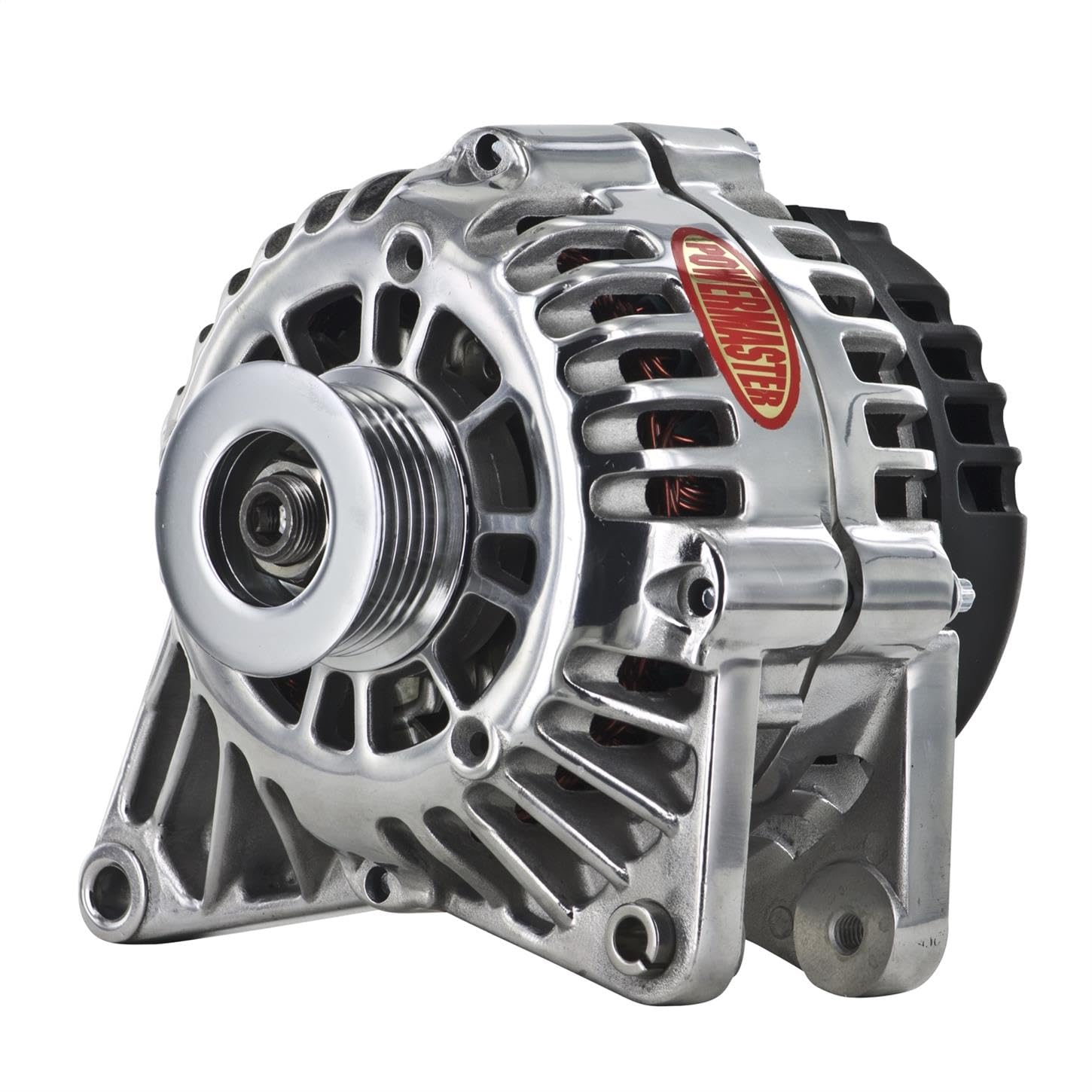Alt GM CS130D Powermaster Polish 120A 6 grv Pulley Saddle MTG 3.8L Camaro PLFS VR