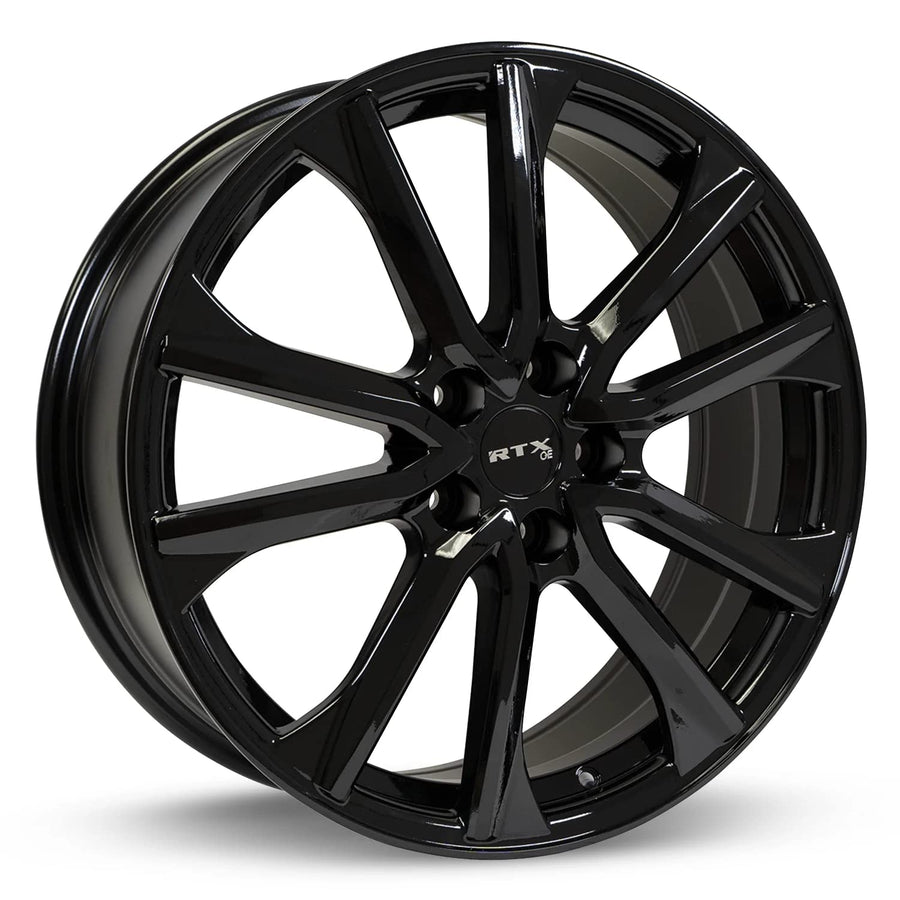 Custom RTX ARAI Wheel - 18x7.5, 45 Offset, 5x114.3 Bolt Pattern, 67.1mm Hub - Gloss Black Rim