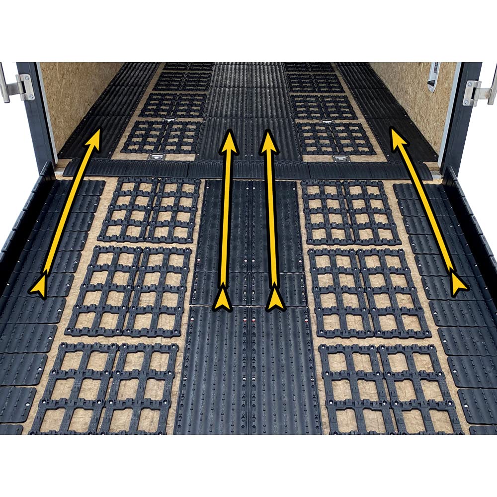 Edge Glides Caliber 2.0 Trailer Ramp Protectors – Smooth Ground-to-Ramp Transition – 4-Piece Kit