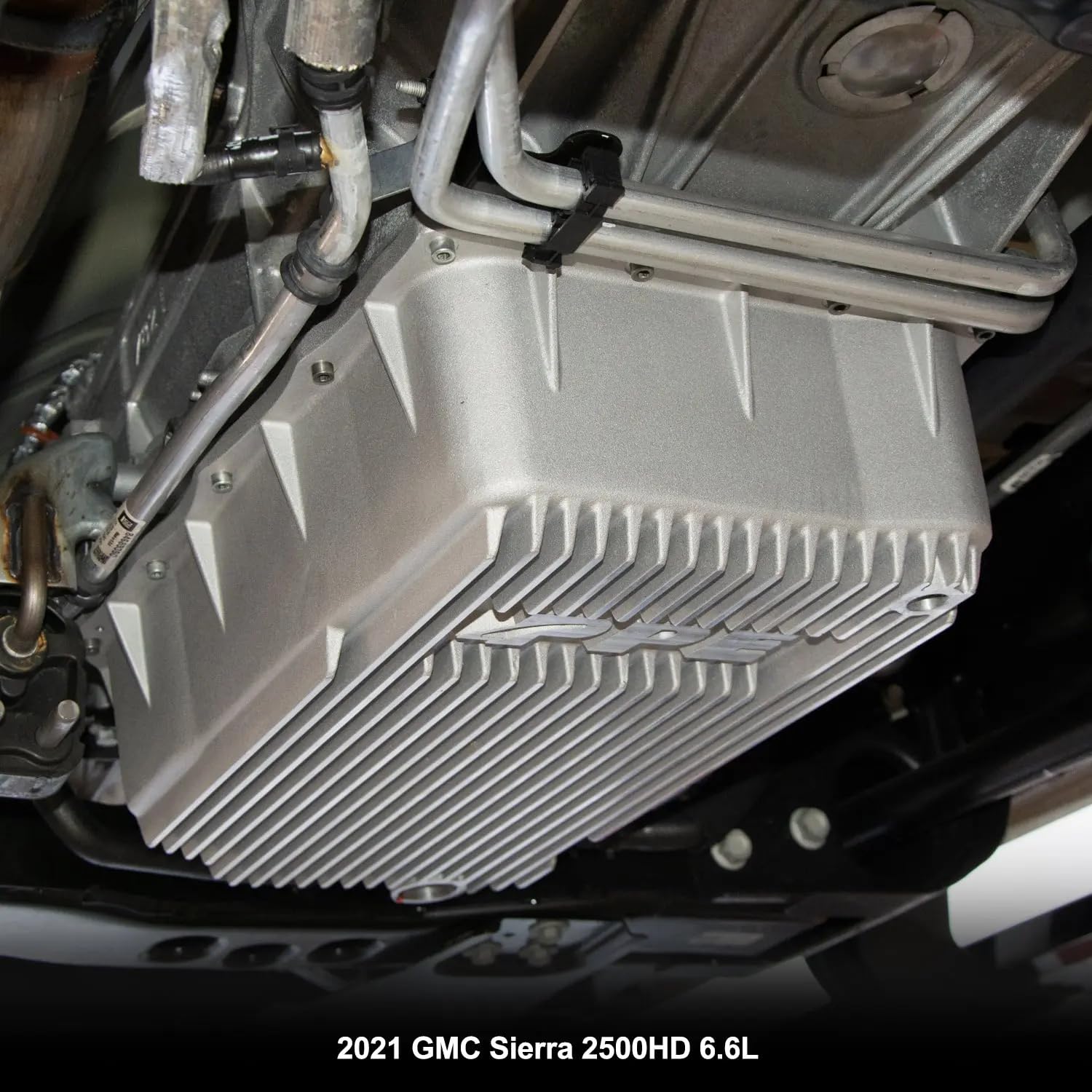 Heavy Duty PPE Cast Aluminum Deep Transmission Pan (BRUSHED) 128051410 Compatible for 2020+ GM/Chevy with Allison 10L1000 Transmission
