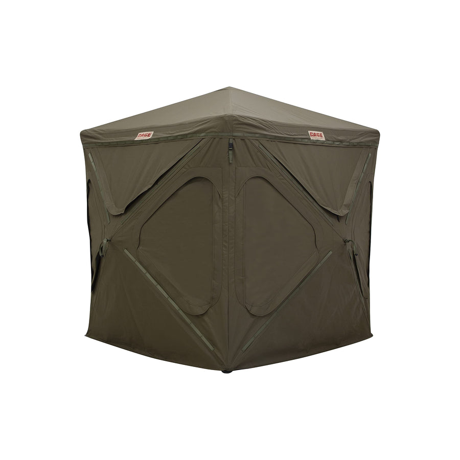 Permanent CAGE™ Hub Blinds, R30 Blind Permanent Hub, Hunting Blind, Durable, Rigid Framework, Pop-Up Hub System, Withstand™ All-Weather Fabric, 3-Person, 76" x 66" x 66", CBR30T