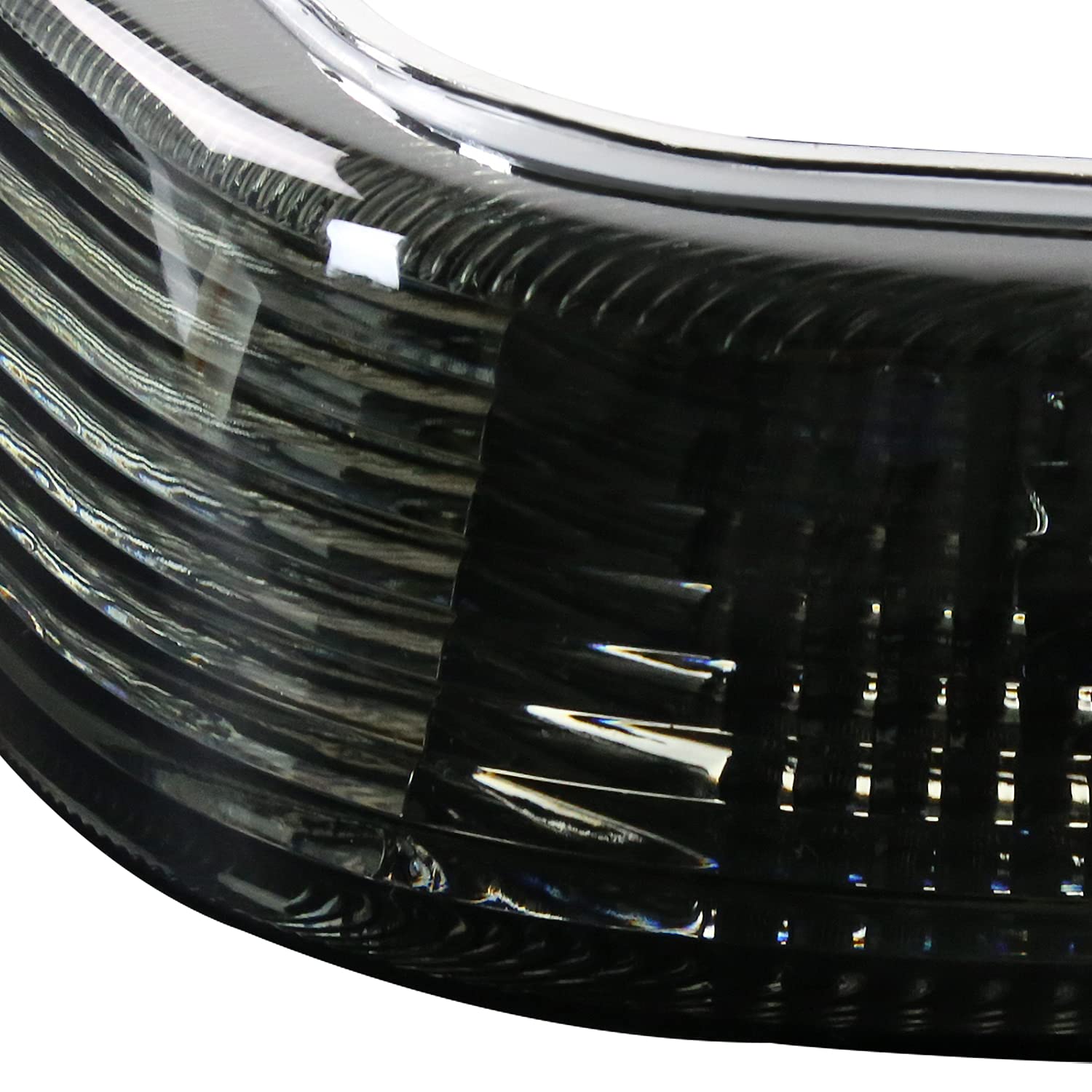 Spec-D Tuning Bumper Park & Signal Smoke Corner Lights Amber Reflector for 1993-1996 Jeep Grand Cherokee Left + Right Pair