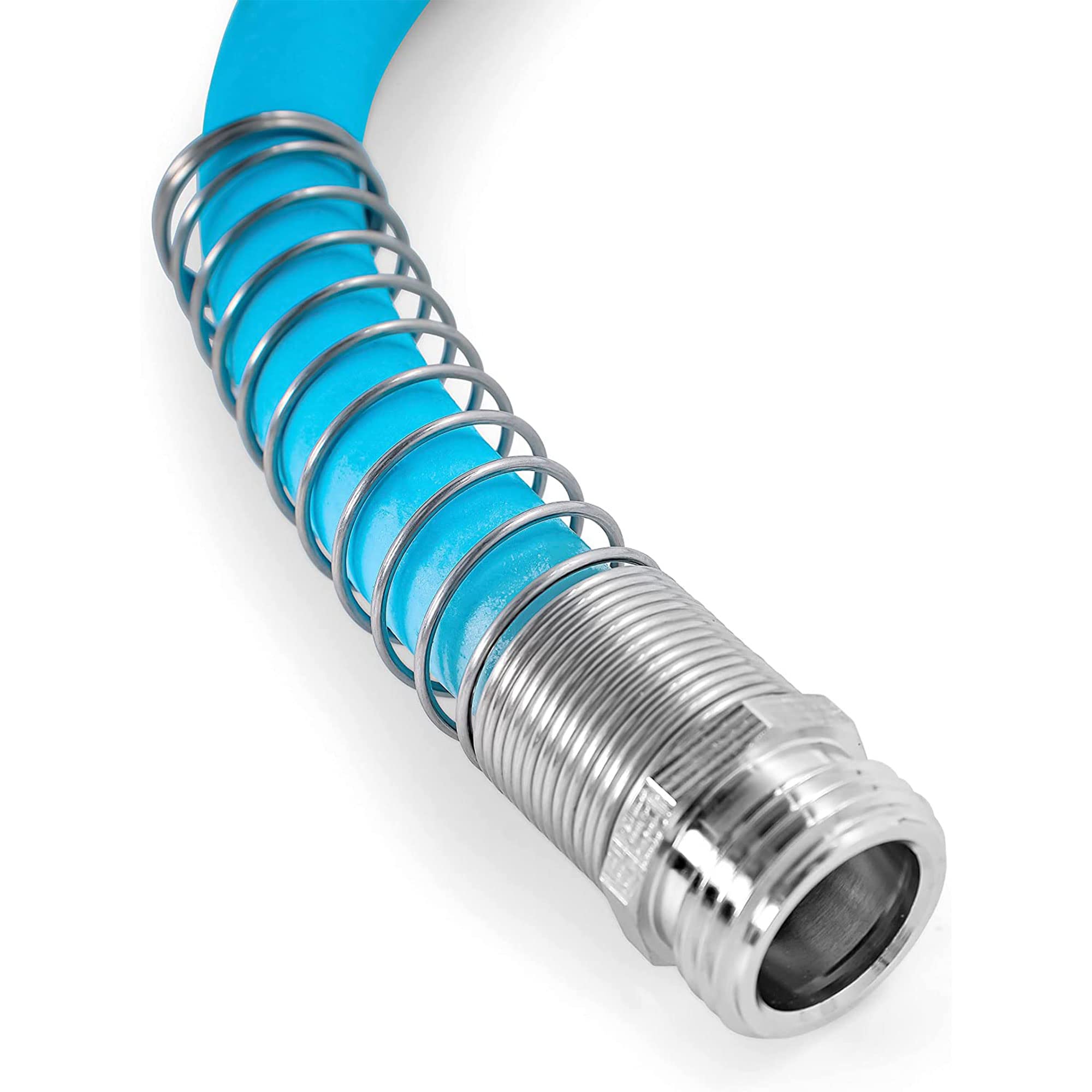 EVOFlex Camco 75-Ft RV Drinking Water Hose - Features Extra Flexible Design w/Stainless Steel Strain Relief Ends - Lead-Free, BPA-Free and Phthalate-Free - 5/8” Inside Diameter (22597)