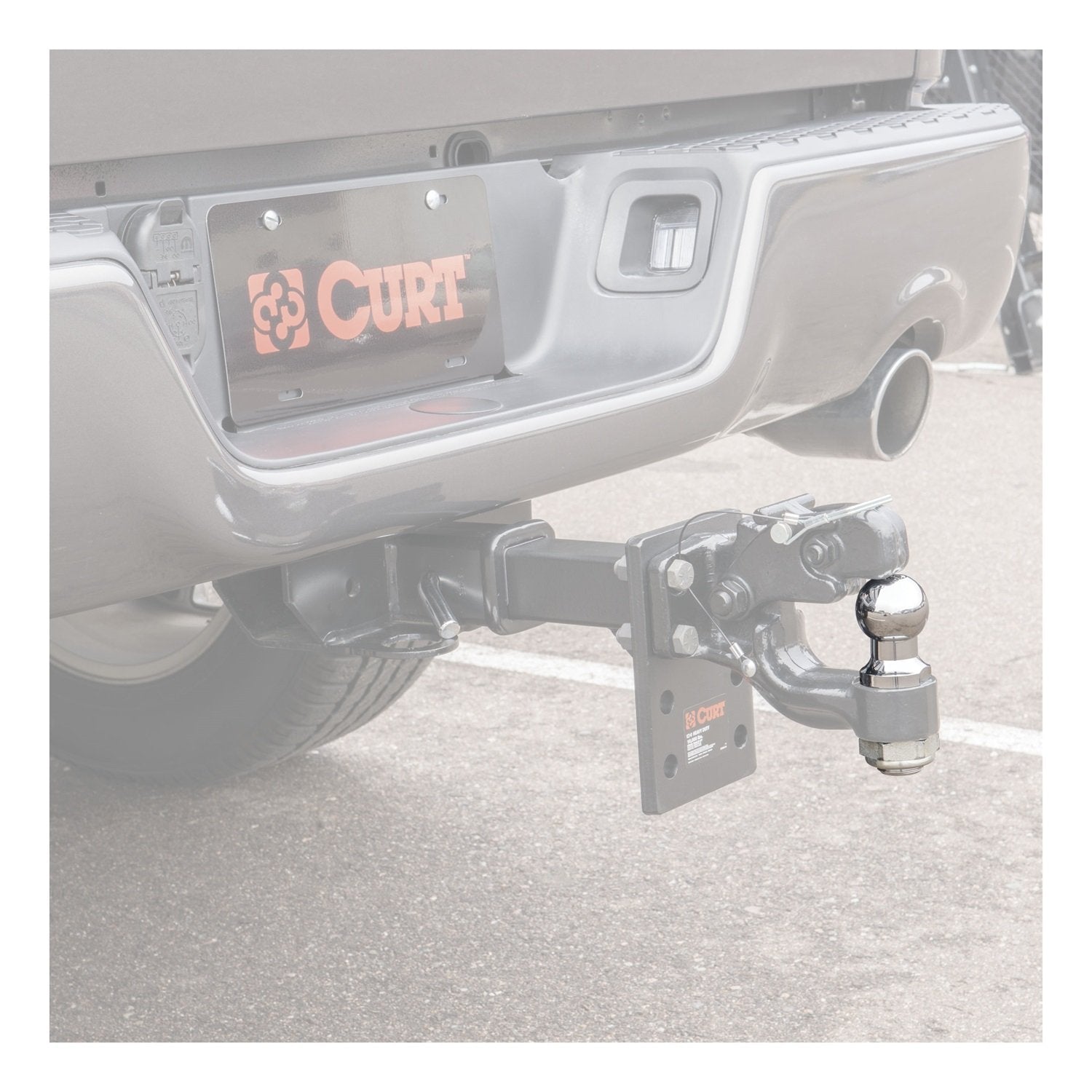 CURT Replacement 1-7/8-Inch Pintle Hitch Ball 48810, 6,000 lbs, 1-1/4-Inch Shank Diameter