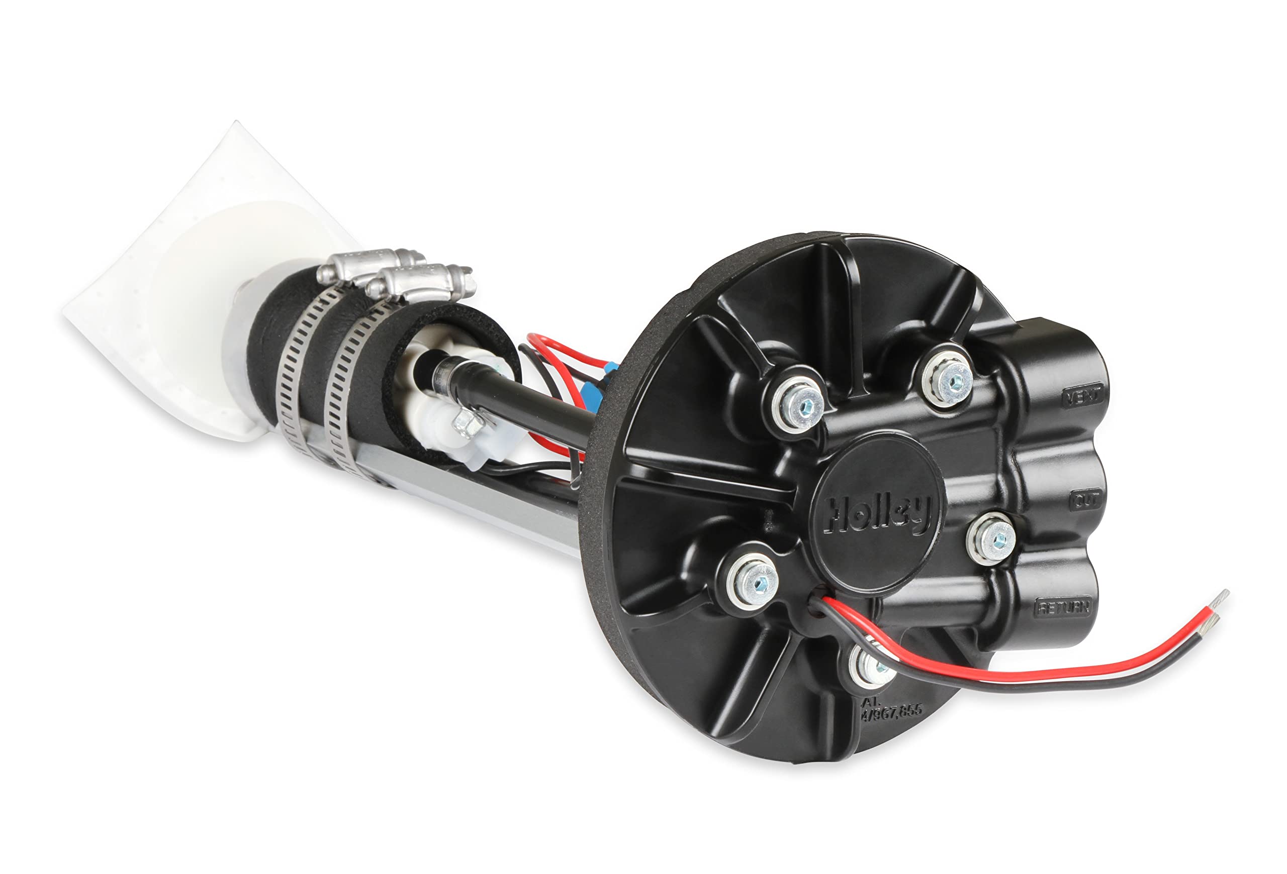 12-171 Holley: Die Cast Retrofit Fuel Pump Module W/Return 450 Lph