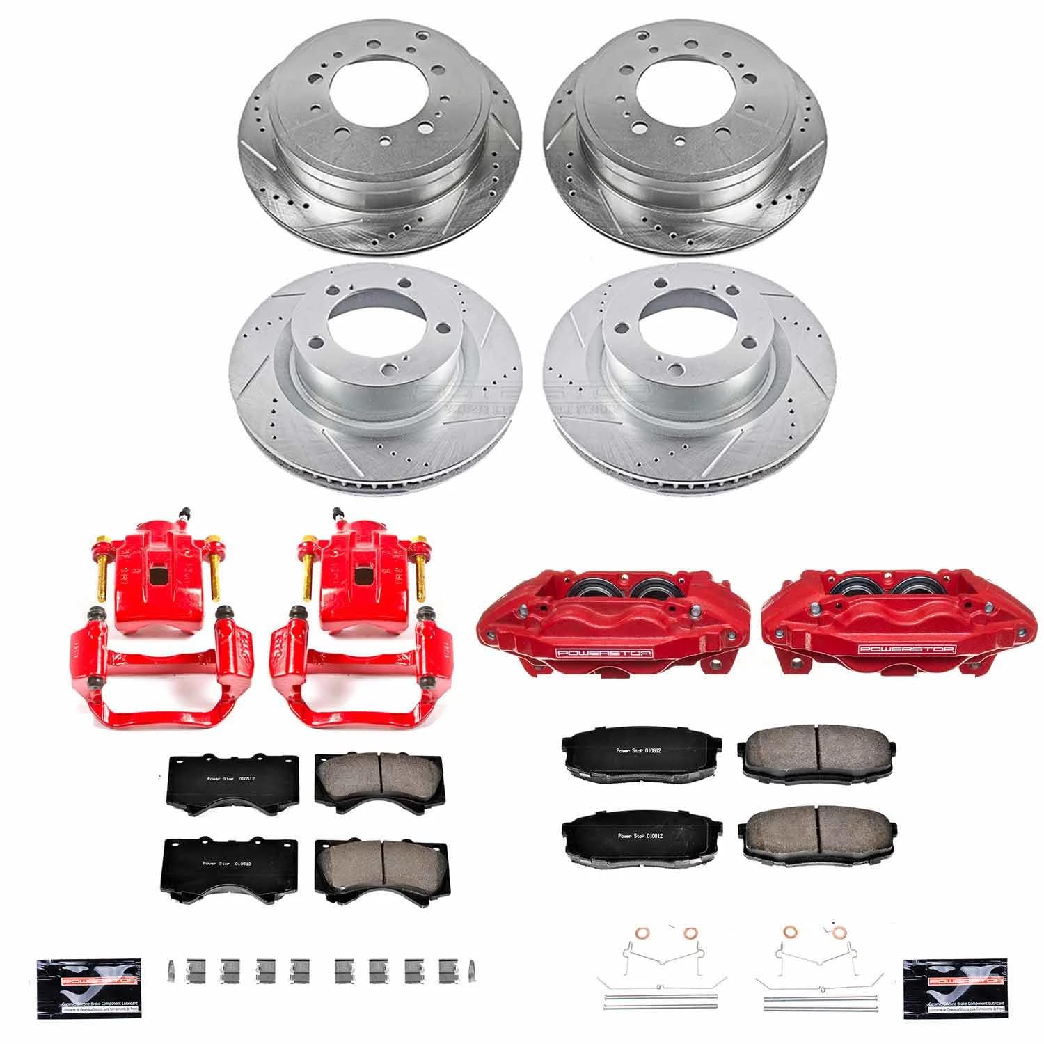Power Stop Z23 Evolution KC2813A Sport Performance Brake Kit with Caliper For 2007-2015 Toyota Tundra | 2008-2015 Toyota Sequoia