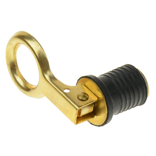 Snap Drain Plug T-H Marine BE-PL-54842-DP, Brass