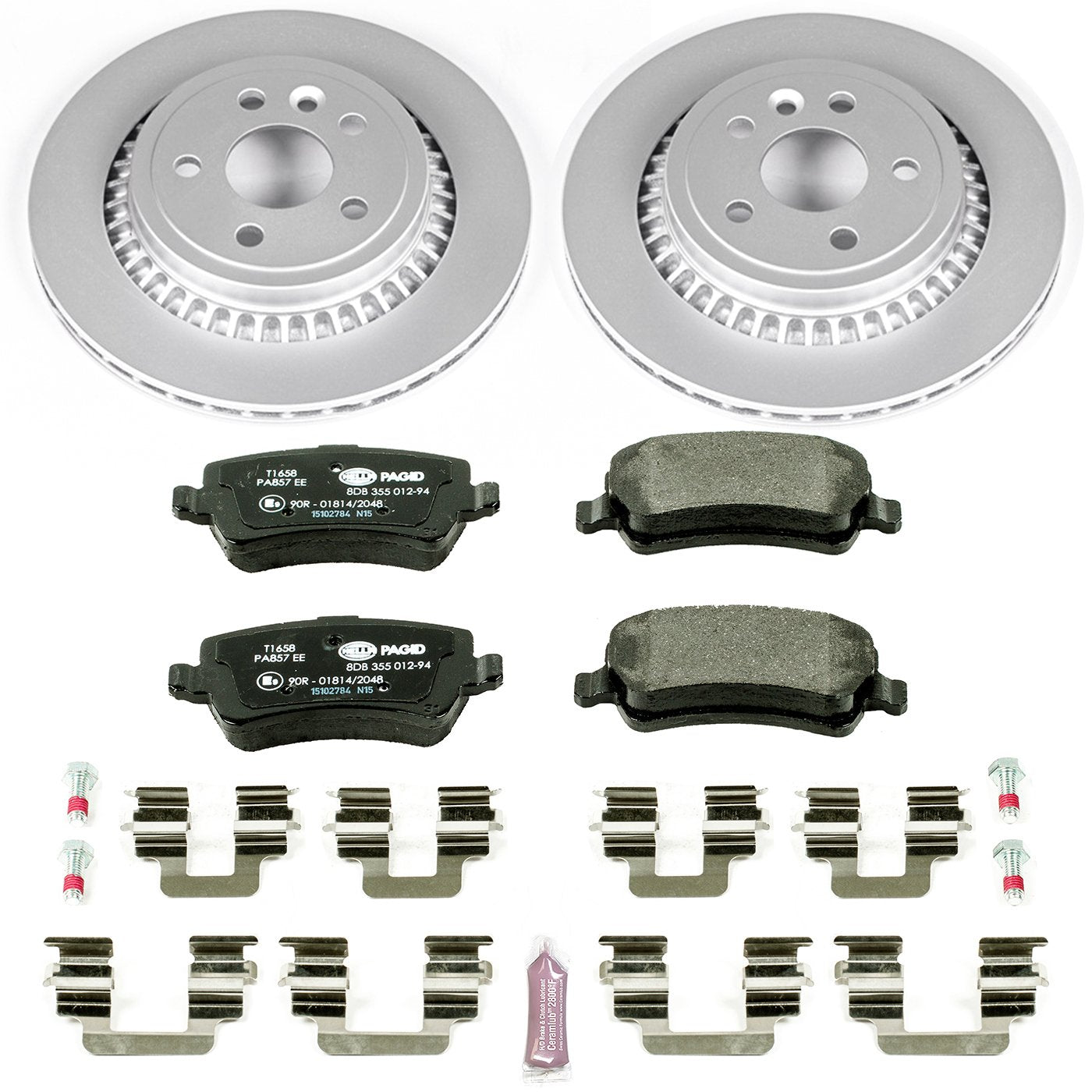 Power Stop ESK5705 Euro-Stop Rear Brake Kit For Volvo XC60 2010-2017 [Model Specific]