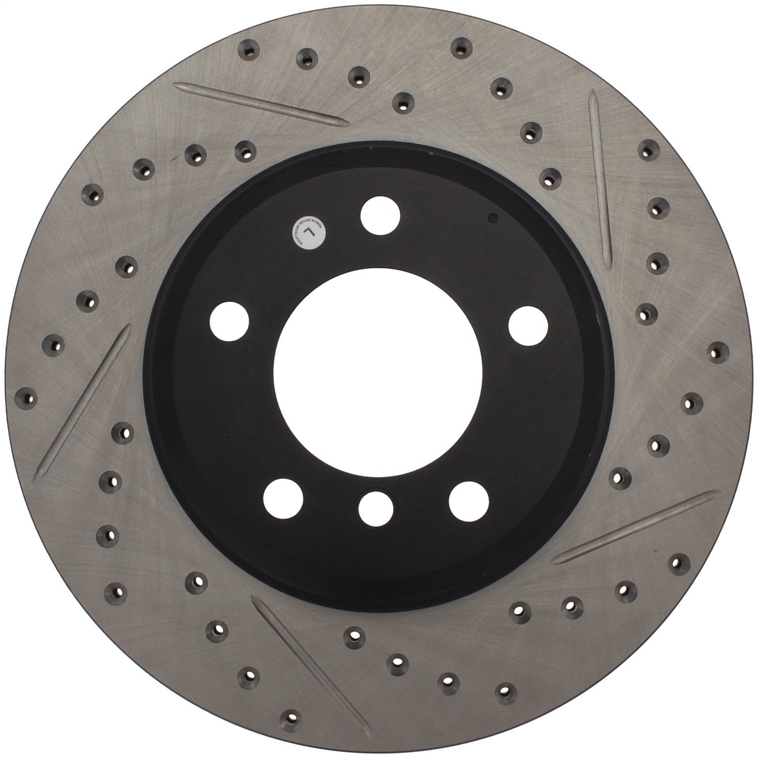 Sport Drilled/Slotted Brake Rotor StopTech 127.34048L (Front Left), 1 Pack