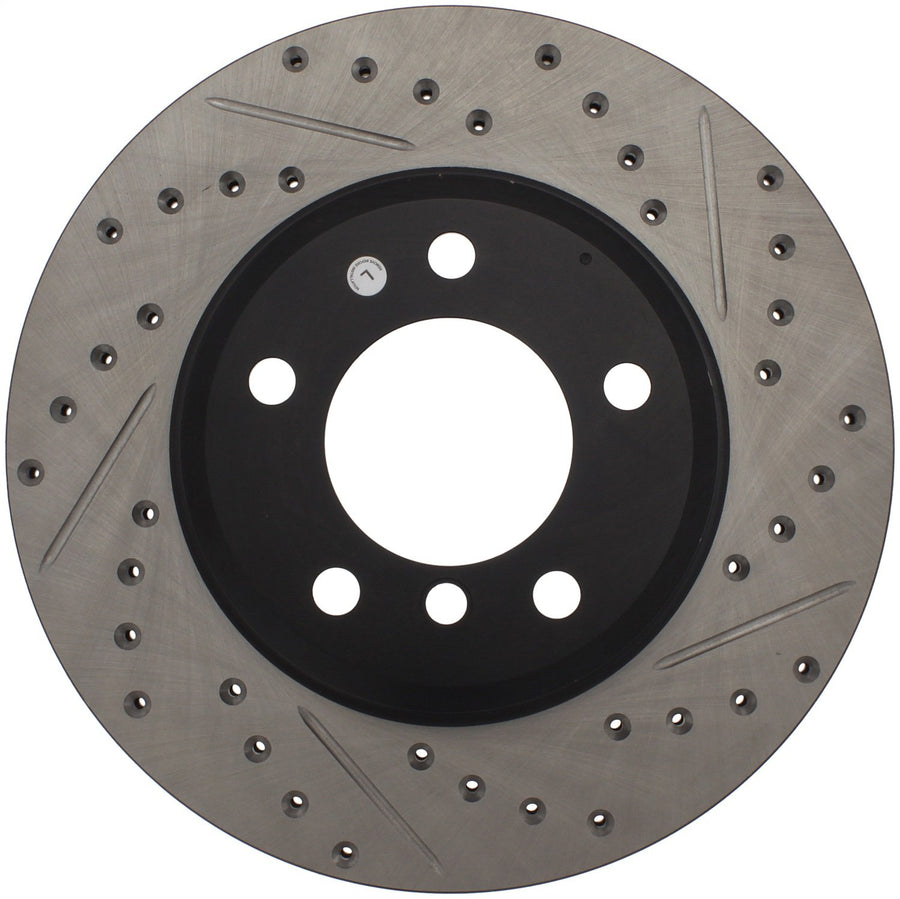 Sport Drilled/Slotted Brake Rotor StopTech 127.34048L (Front Left), 1 Pack