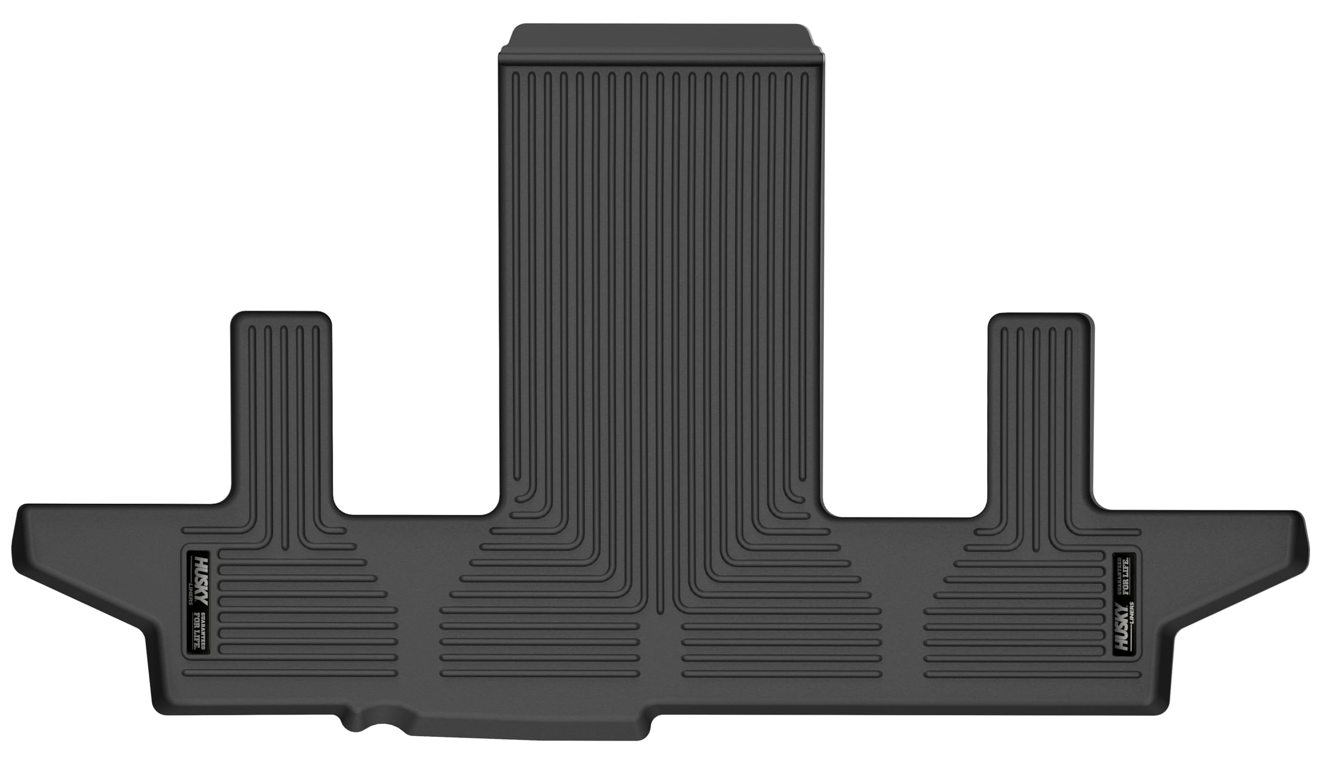 Husky Liners X-act Contour Floor Mats | Fits Chevrolet Suburban 2021-2025, GMC Yukon XL, Cadillac Escalade ESV w/2nd Row Bucket Seats | 3rd Row, 1-pc Black - 52181