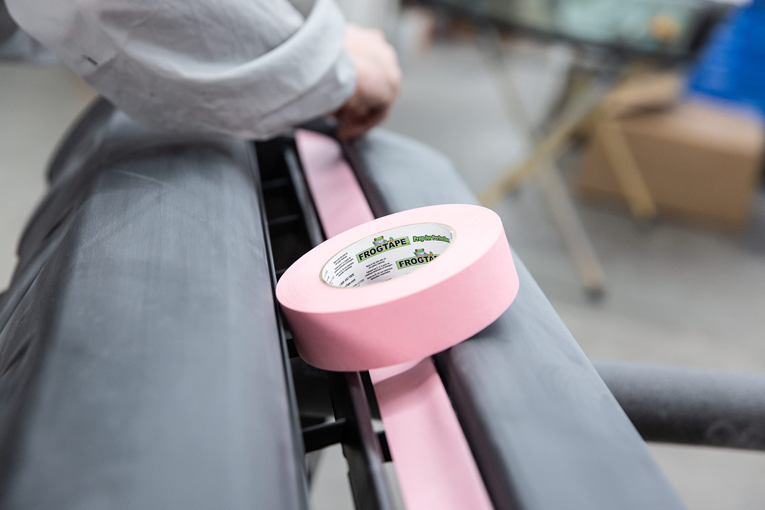 Pink FrogTape 325 High Temperature Performance Grade Masking Tape, Medium-High Adhesion, 48mm x 55m, 3 Rolls per Pack