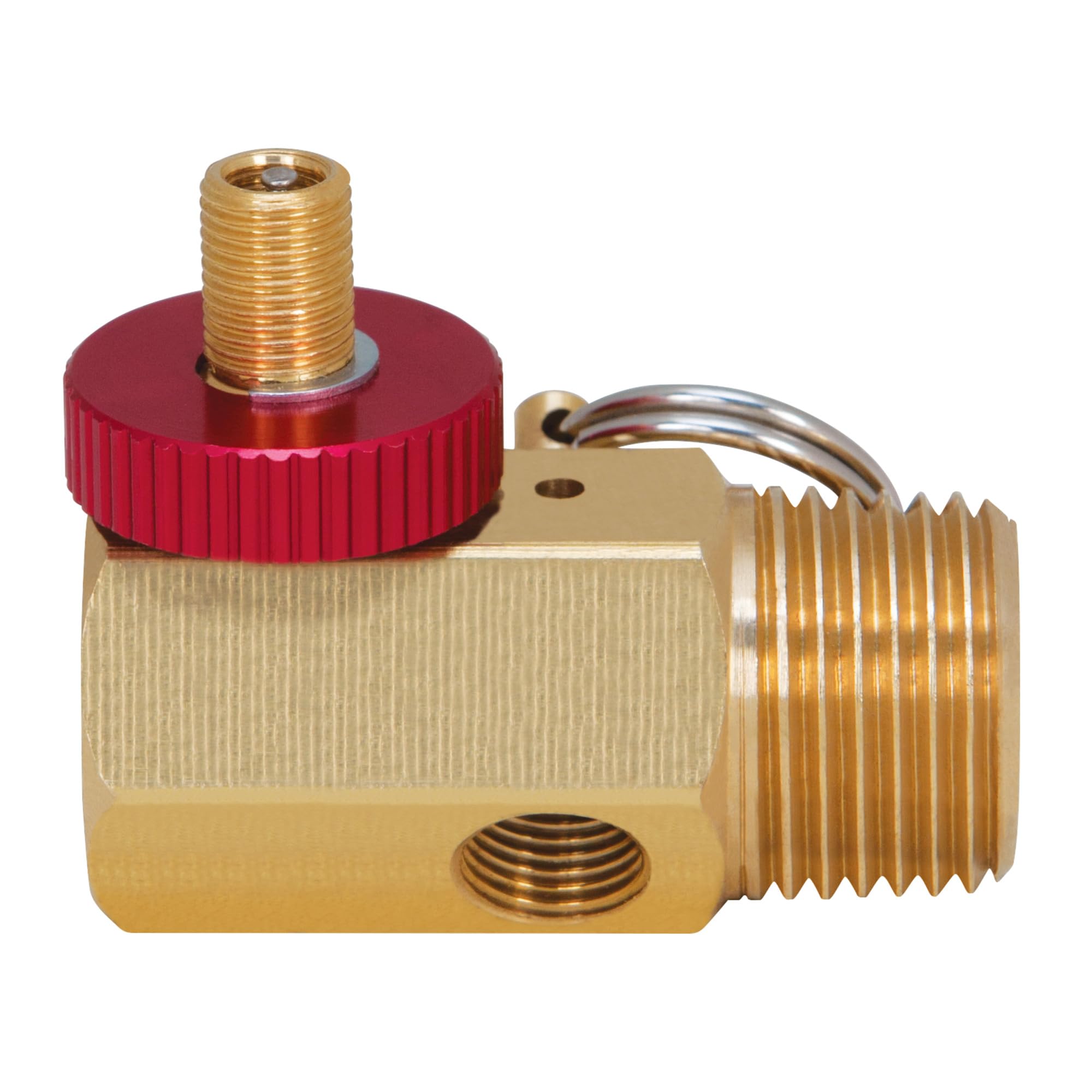 Air Tank Manifold Performance Tool W10056 With Fill Port , Ball Valve, & Relief Bypass , Gold