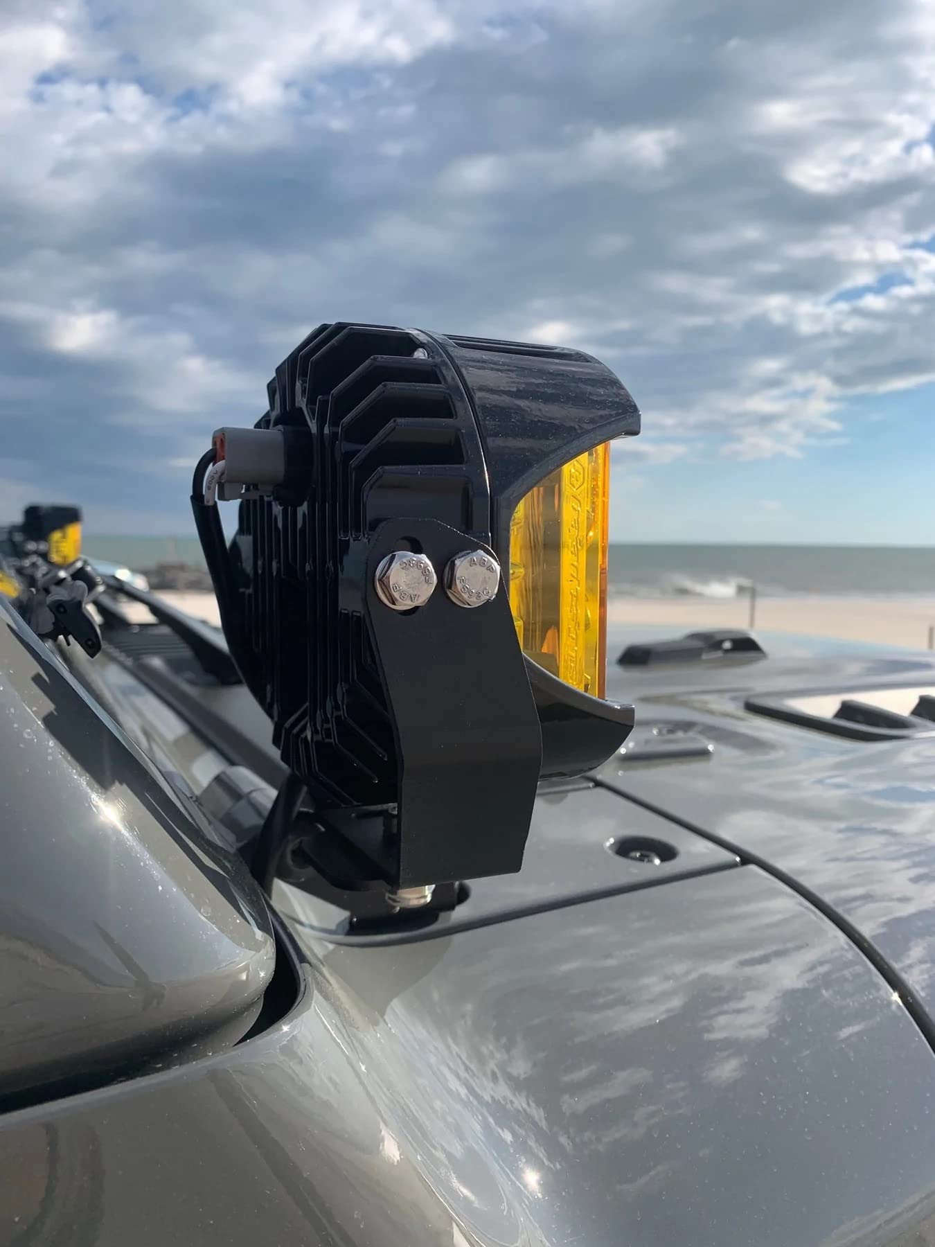 Motobilt Cube Mount A-Pillar RAW Steel Compatible with JL/JT