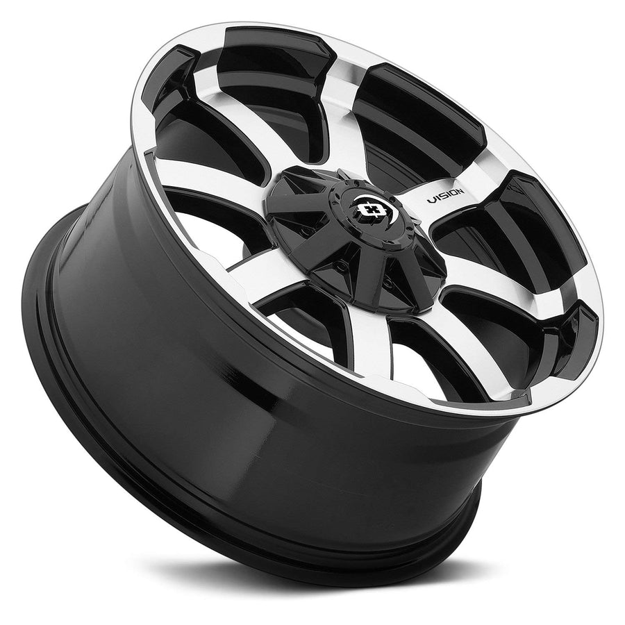 Valor Vision 413 Gloss Black Machined Face Wheel with Machined Finish (16x8"/8x170mm)