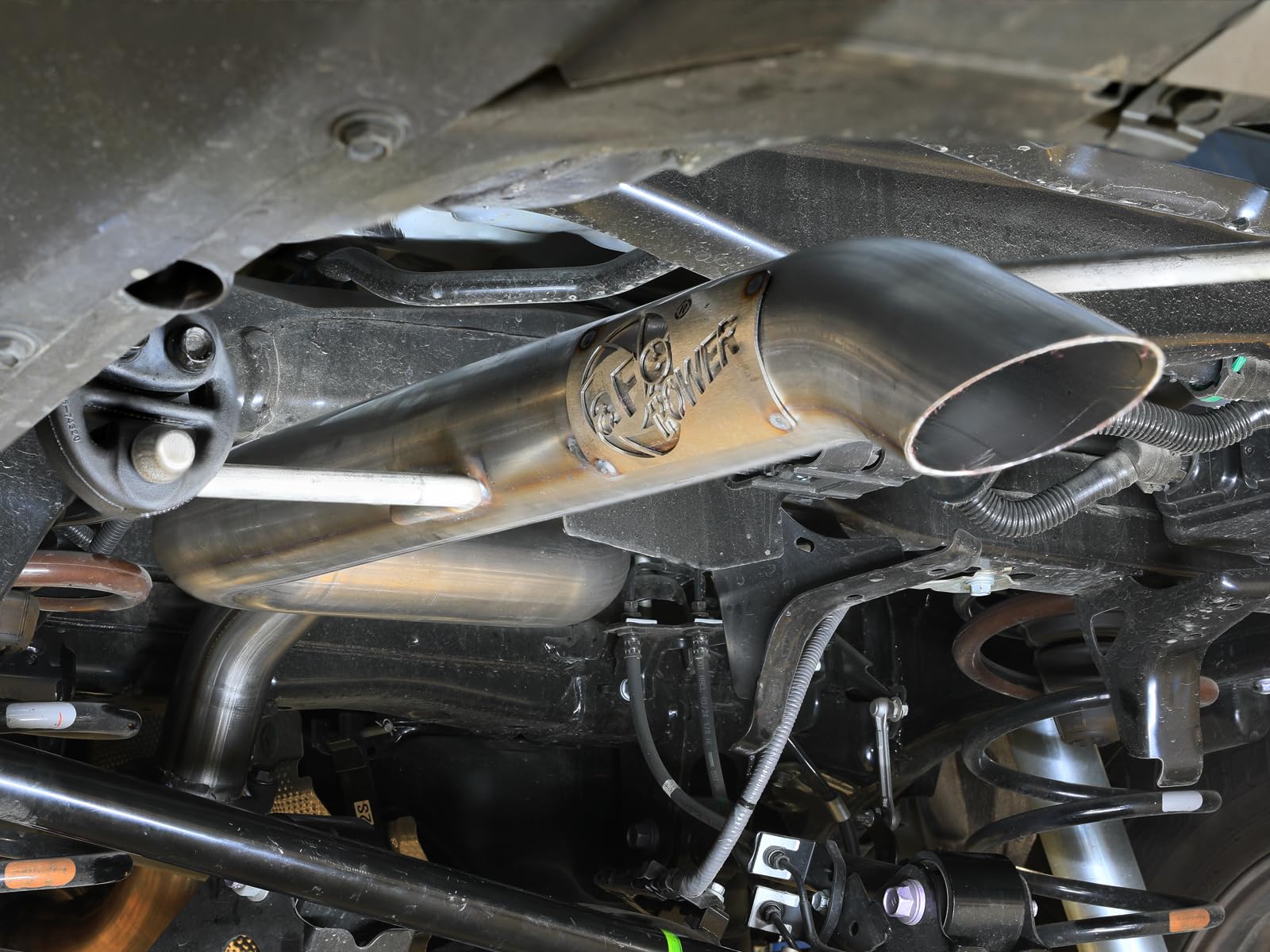 aFe Power 2-1/2 IN Apollo GT Series 409 Stainless Steel Axle-Back Hi-Tuck Exhaust System Fit Toyota Land Cruiser (J250) 24-25 L4-2.4L (t) 49-46081