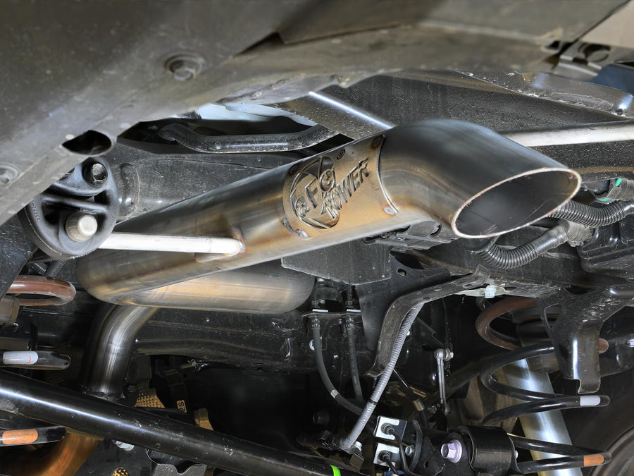 aFe Power 2-1/2 IN Apollo GT Series 409 Stainless Steel Axle-Back Hi-Tuck Exhaust System Fit Toyota Land Cruiser (J250) 24-25 L4-2.4L (t) 49-46081