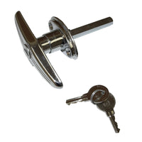 Omix-Ada 11901.02 | Omix | Liftgate Handle, T-Shape | OE Reference: 8133802 | Fits 1976-1986 Jeep CJ, Chrome